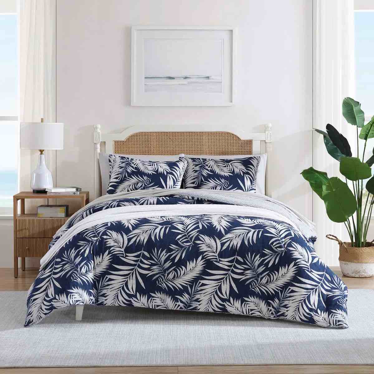 Nautica King Marina Leaf Reversible comforter- king
