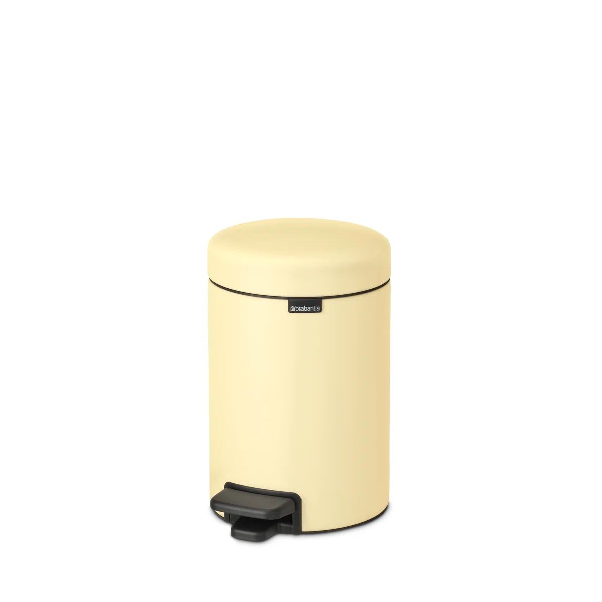 brabantia newicon step on trash can, 0.8 gallon (3 liter)