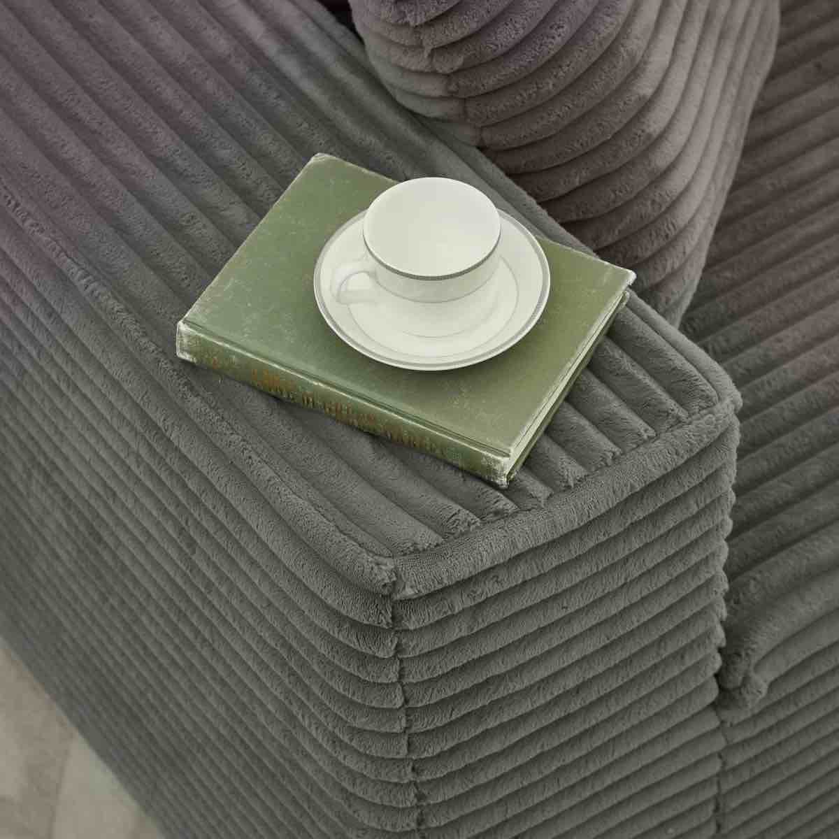 Condition photo showing New/Like New for modular sectional couches for living room: single seat (gray),can extend an l-shaped sofa or transform it into a u-shaped sofa.