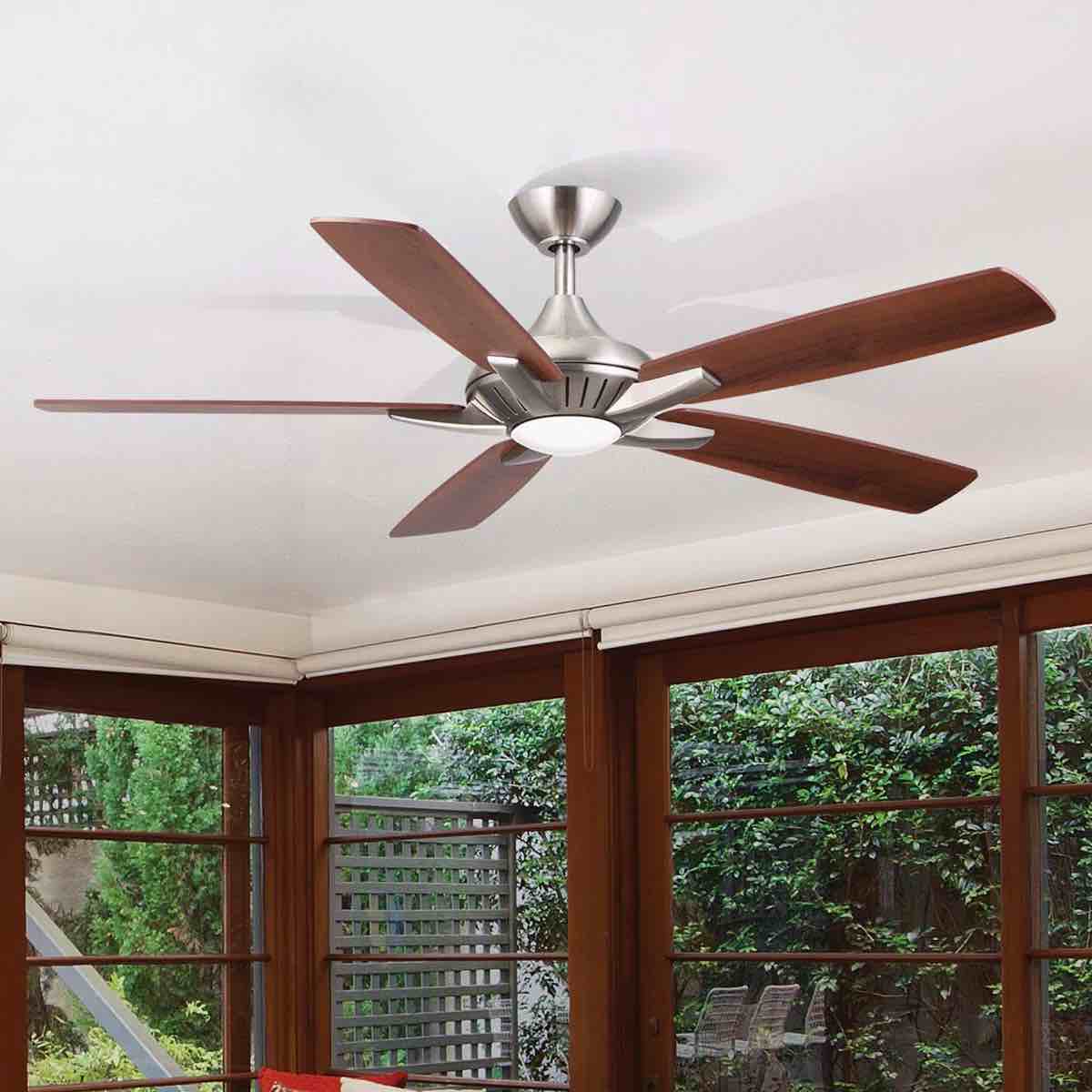 Condition photo showing New/Like New for minka-aire f1000-bn, dyno, 52" ceiling fan, brushed nickel - amazon.com