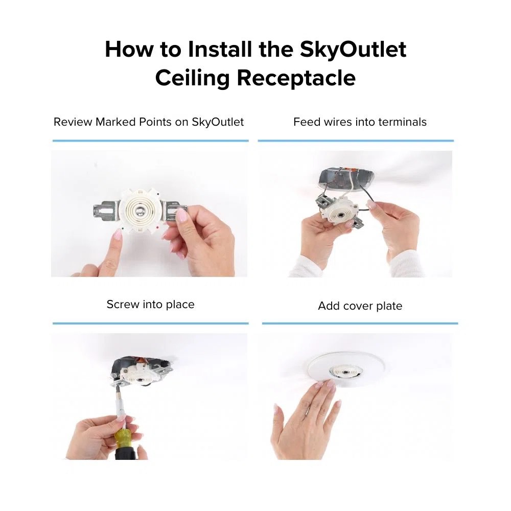 Condition photo showing New/Like New for skyplug kit - easy lighting installation - carina 5524-cb