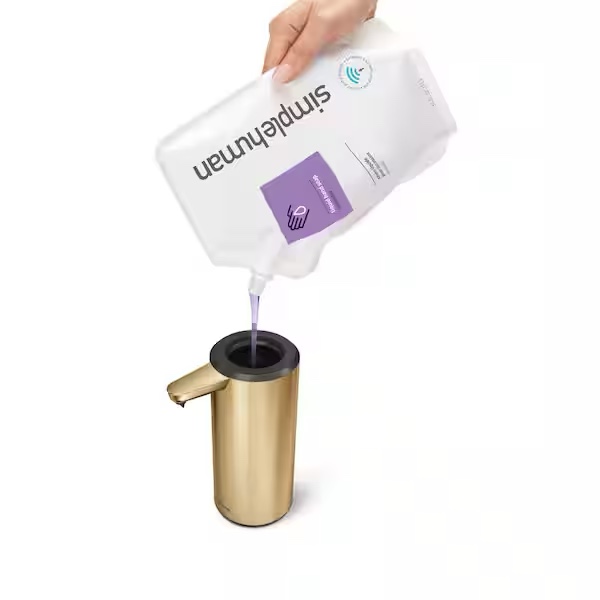 Condition photo showing New/Like New for simplehuman 9 oz. touch-free rechargeable sensor liquid soap pump dispenser