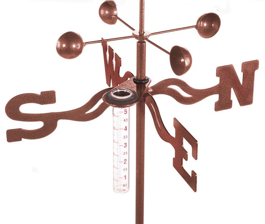 Condition photo showing New/Like New for united states army military rain gauge garden stake weathervane (new)