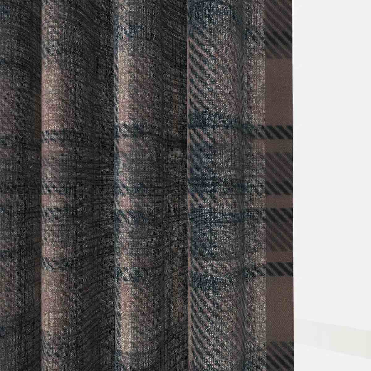 Condition photo showing New/Like New for two page online plaid curtain gunningham fallen and pinch plate 26 x 90