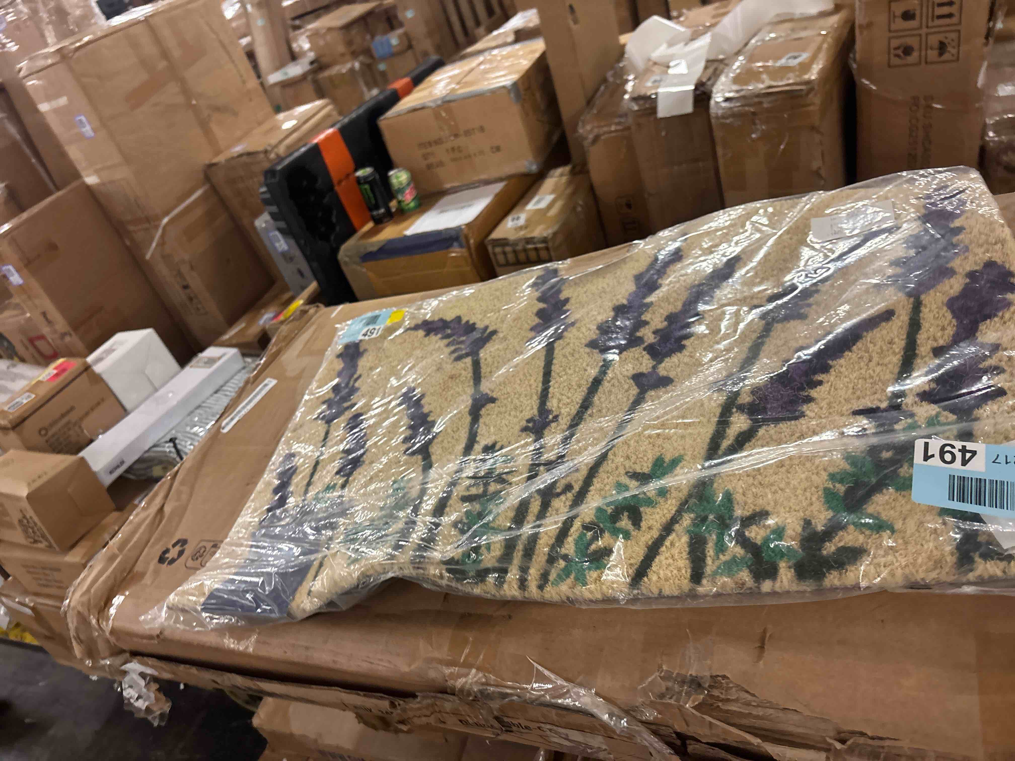 Condition photo showing New/Like New for hf by lt lavender 100% coir doormat, 18 x 30 inches, naturally durable, pvc-backing, sustainable