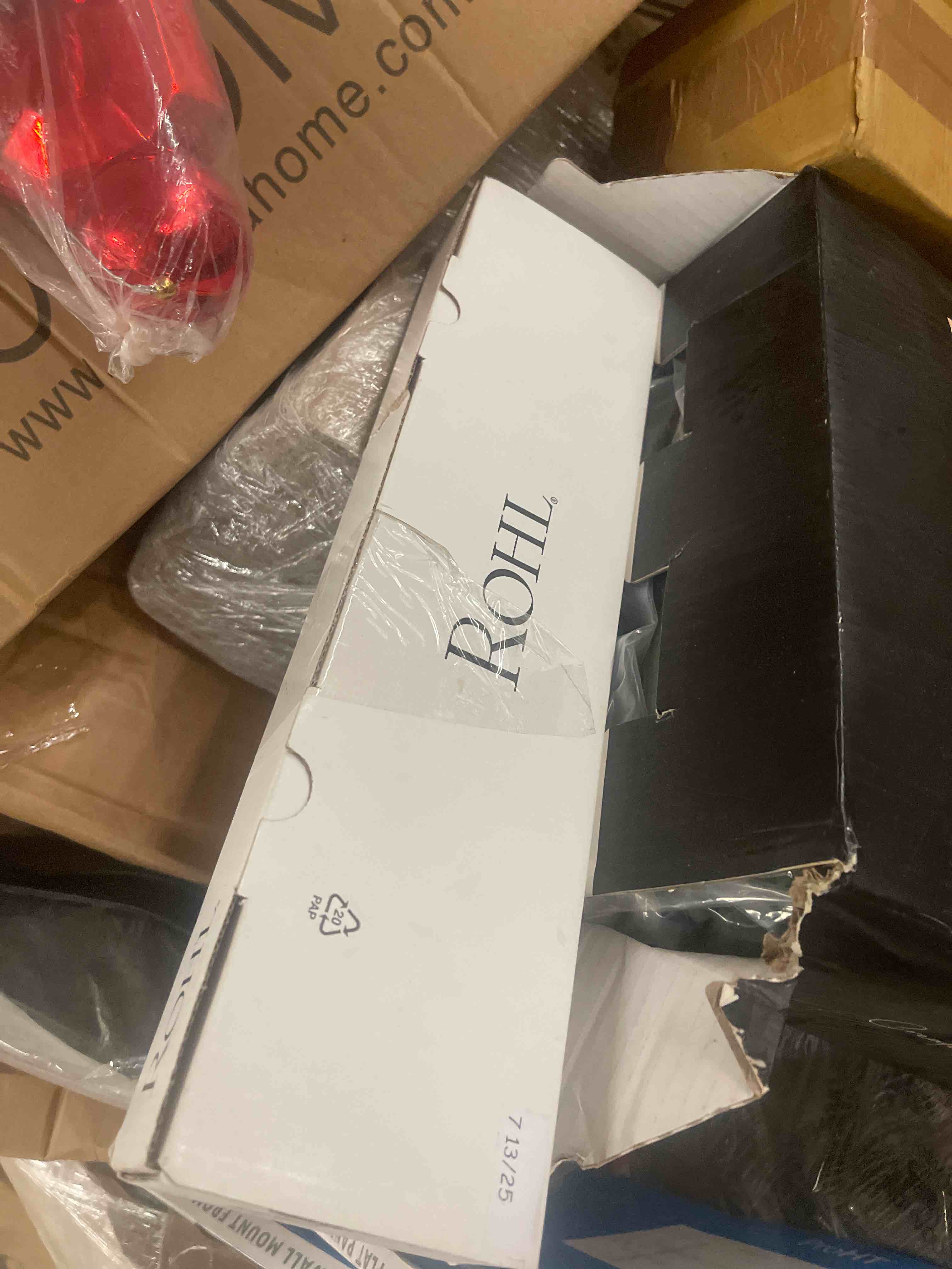 Condition photo showing New/Like New for rohl 16295ulb 59" metal shower hose unlacquered brass