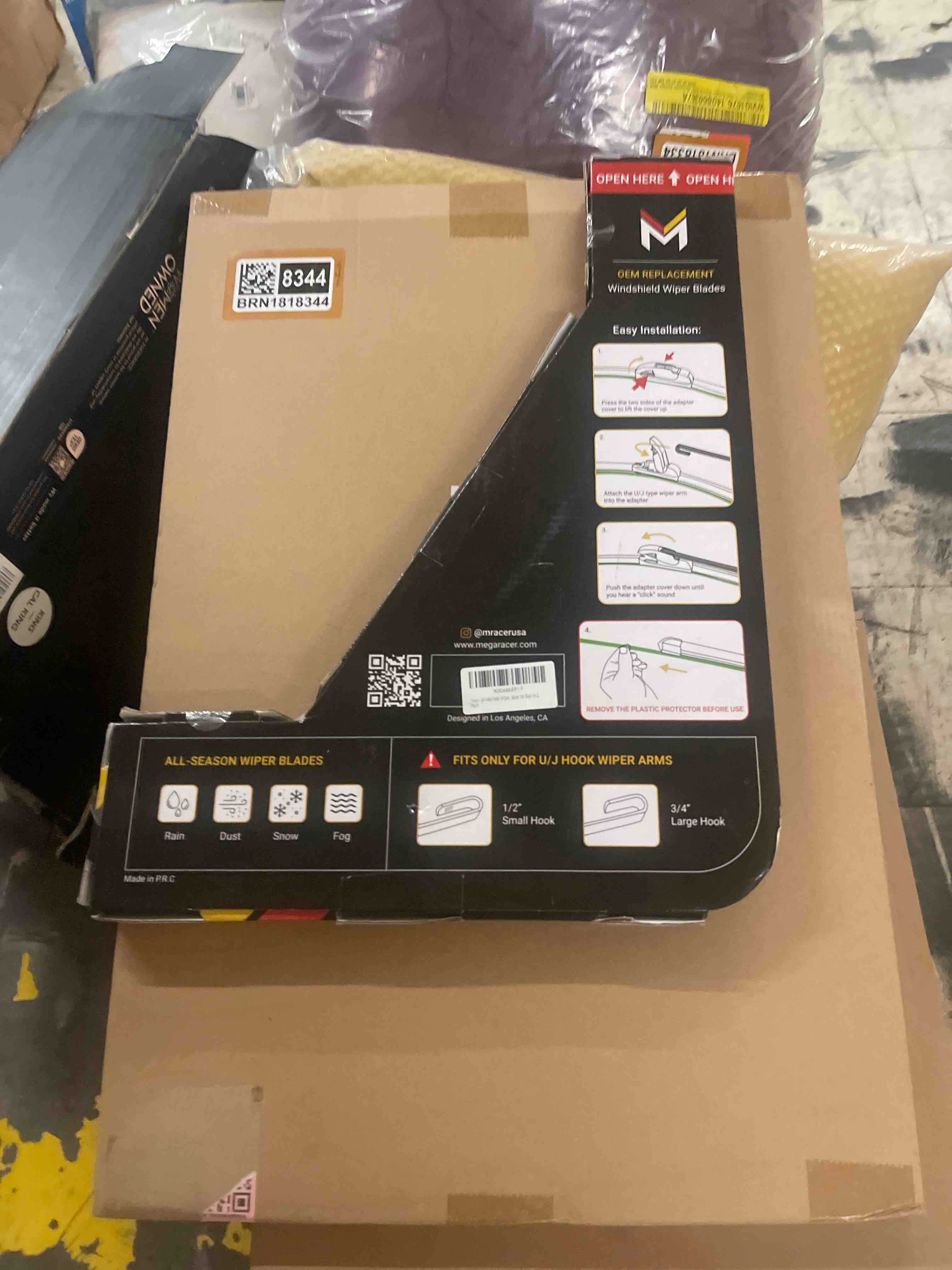 Condition photo showing New/Like New for windshield wiper blades | windshield wipers 24 and 20 inch | oem automotive replacement windshield wiper blades for my car | limpiaparabrisas de carro parabrisas | front wiper blade for rain x 2 pack 24"+20"