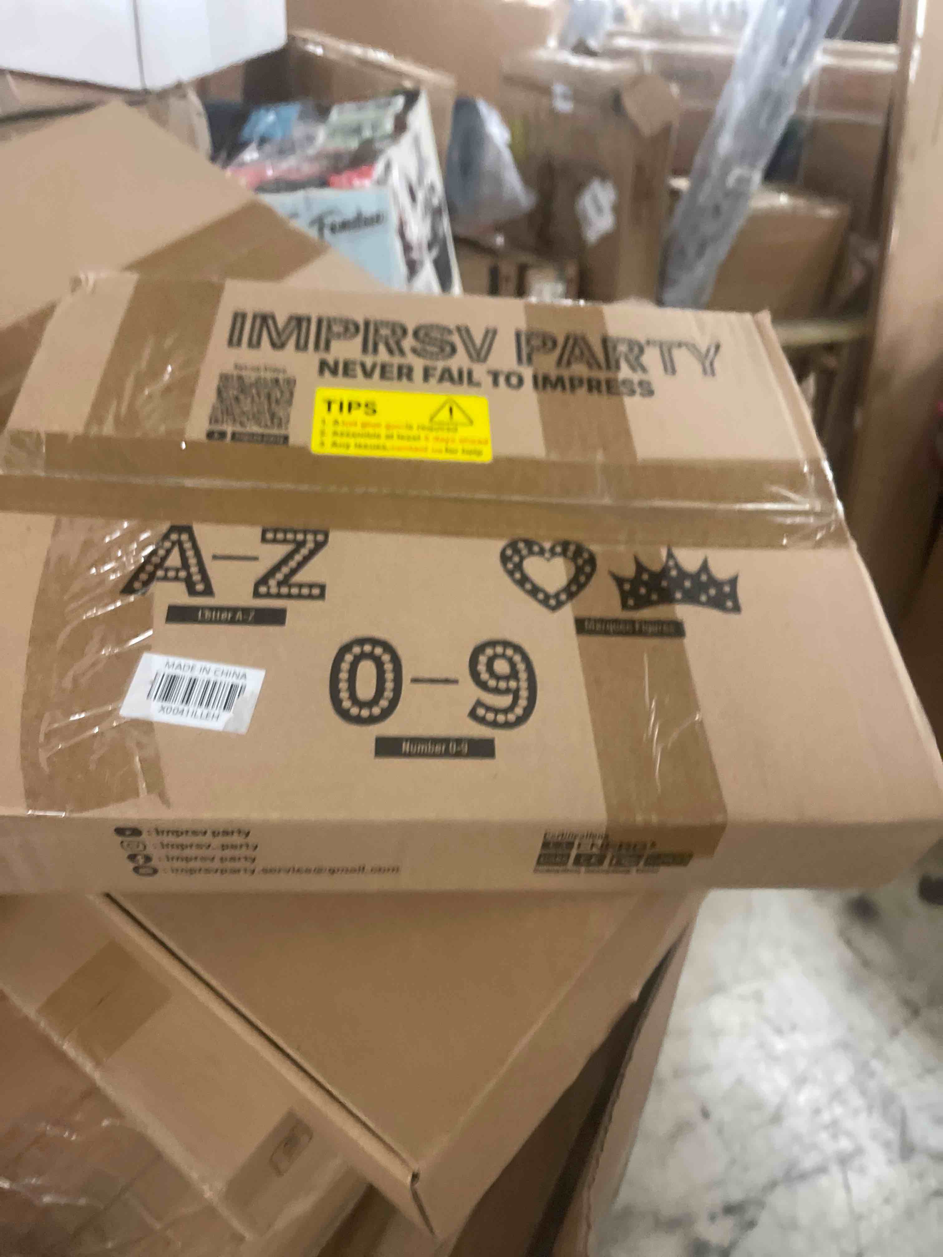 Condition photo showing New/Like New for imprsv marquee number 0, 4ft white, art craft kit for party decorations