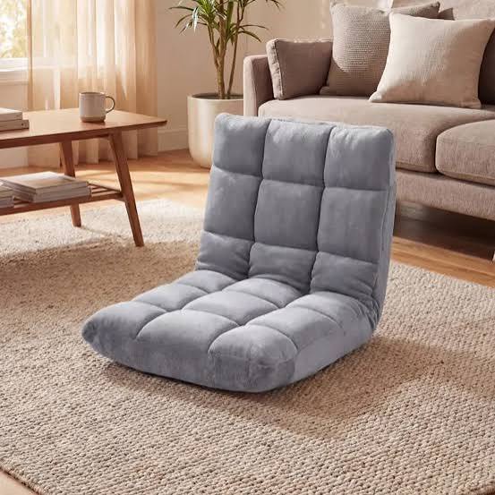 Costway 14-Position Adjustable Cushioned Floor Chair (SKU: HV11060BT-GR)