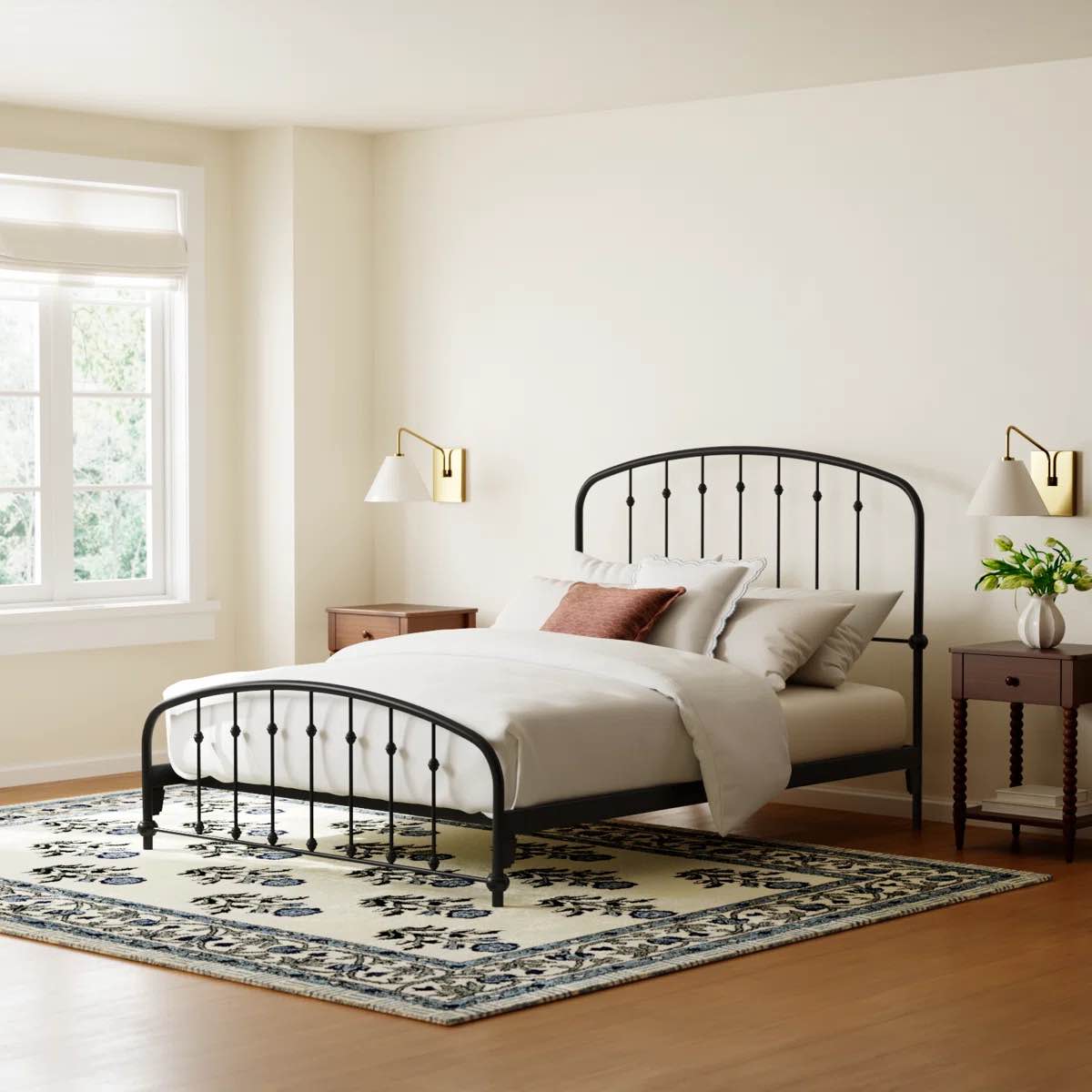 Wadsworth King Metal Bed