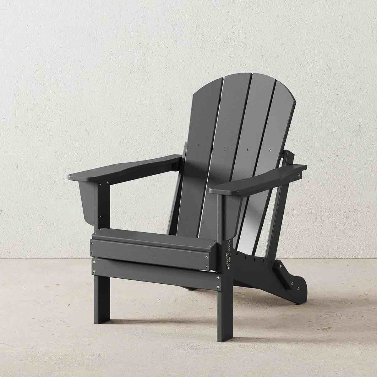 Shawnna Weather-Resistant Foldable Outdoor Adirondack Chair 