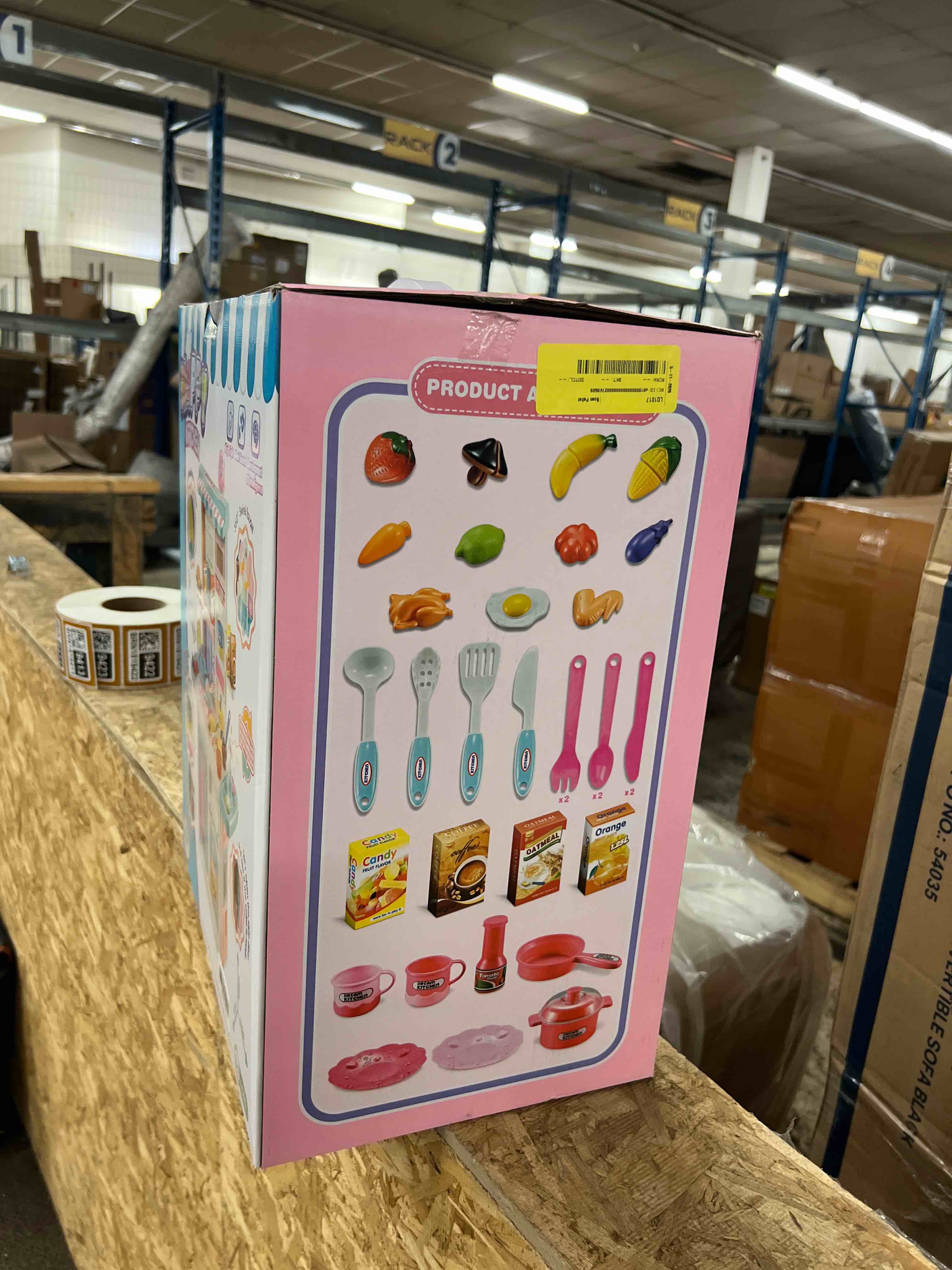 Condition photo showing New/Like New for happy kitchen children's play set