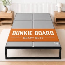 meliusly low profile bunkie board queen size (60x80) - non-slip breathable bed support board for slatted bed frame, anti-sag under bed support, noise minimizing moisture resistant bed board queen (60x80'')