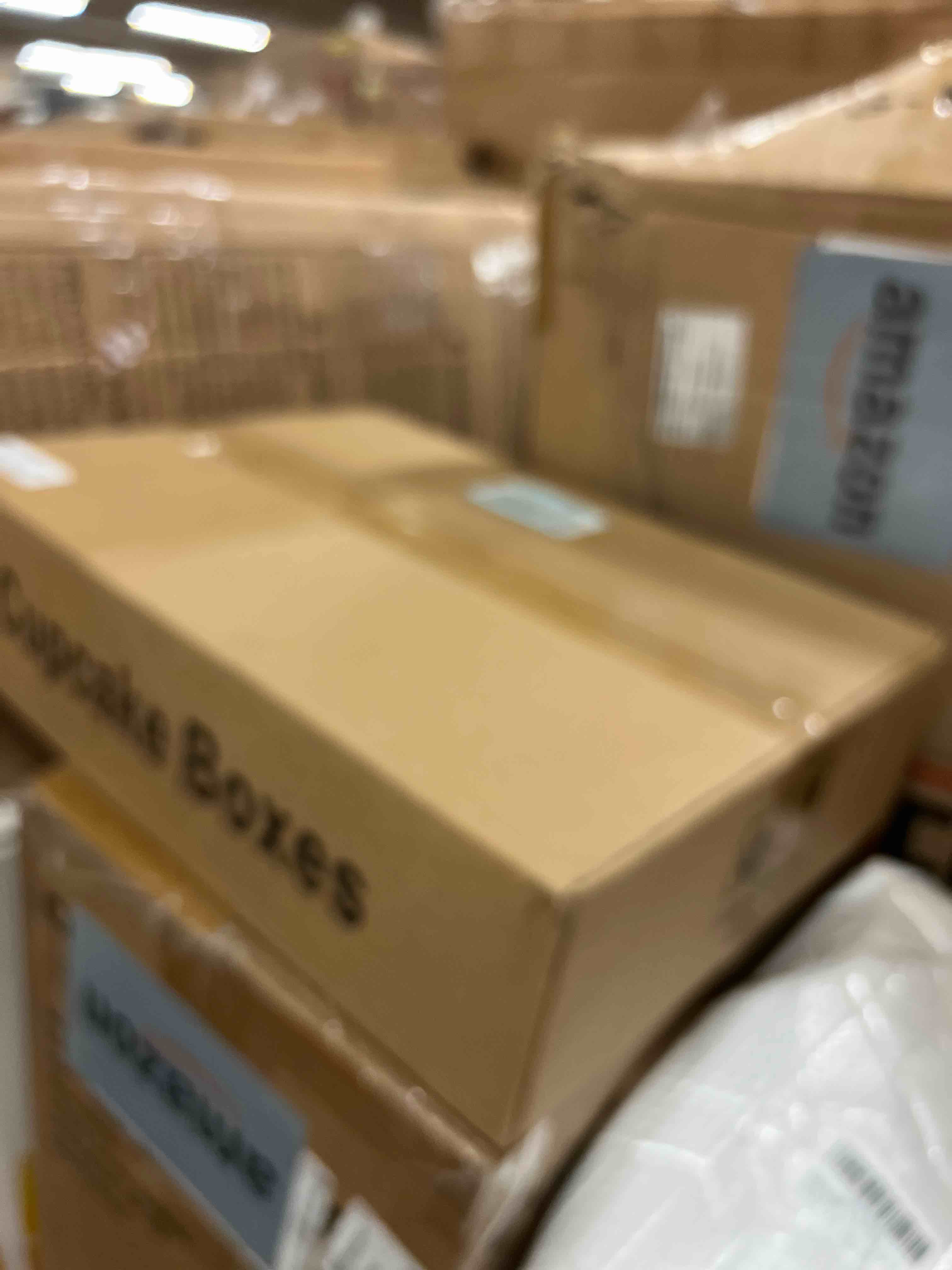 Condition photo showing New/Like New for tomnk 20pcs cupcake boxes, cupcake boxes 12 count, 13x10x3.5 inch white containers bakery holders with windows and inserts to fit muffins, cookies