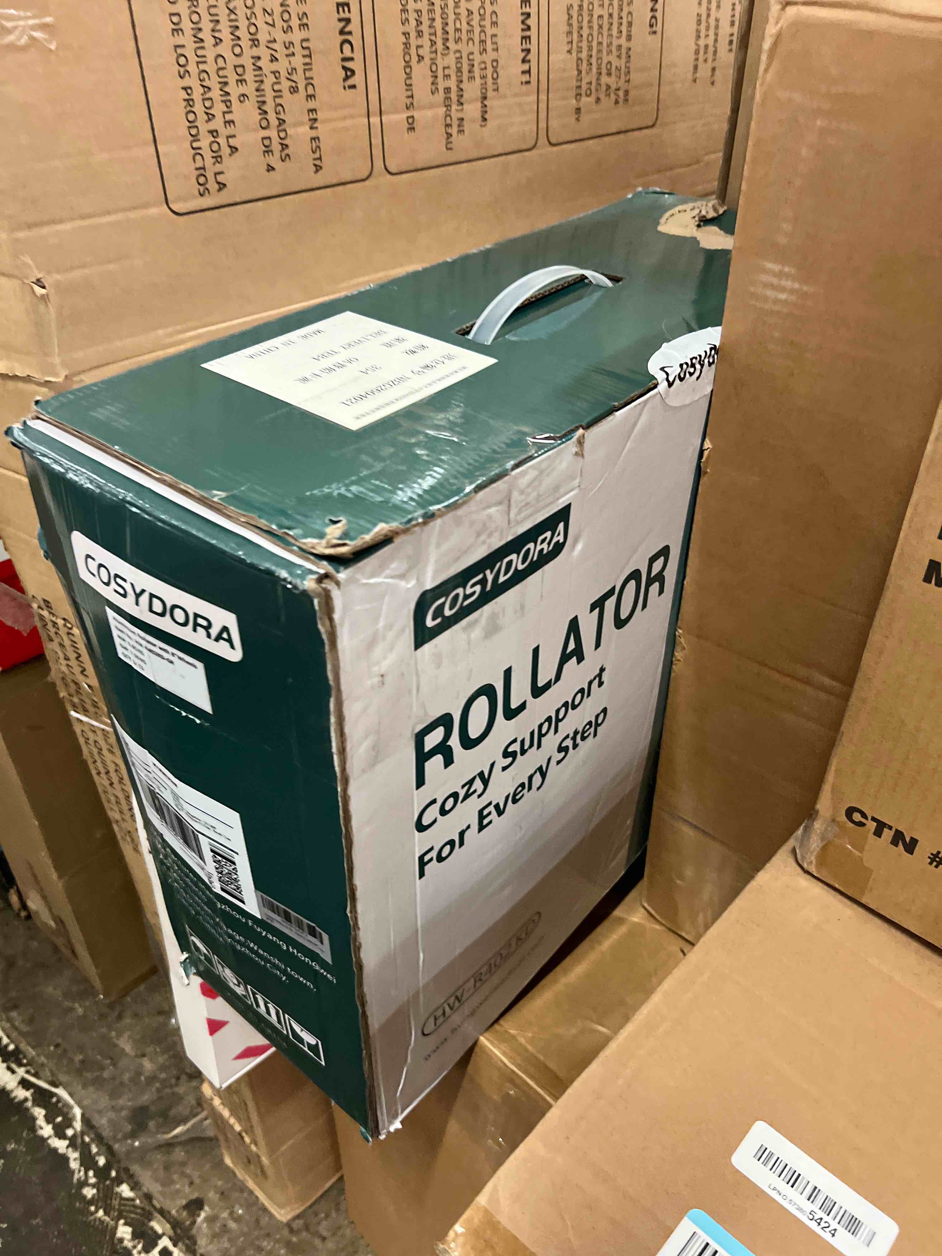 Condition photo showing New/Like New for cosydora rollator walkers for seniors with seat, 15 lbs ultra lightweight foldable rolling walker, 350lbs heavy duty aluminum, 8" all terrain wheels, dual adjustable height, shimmer green