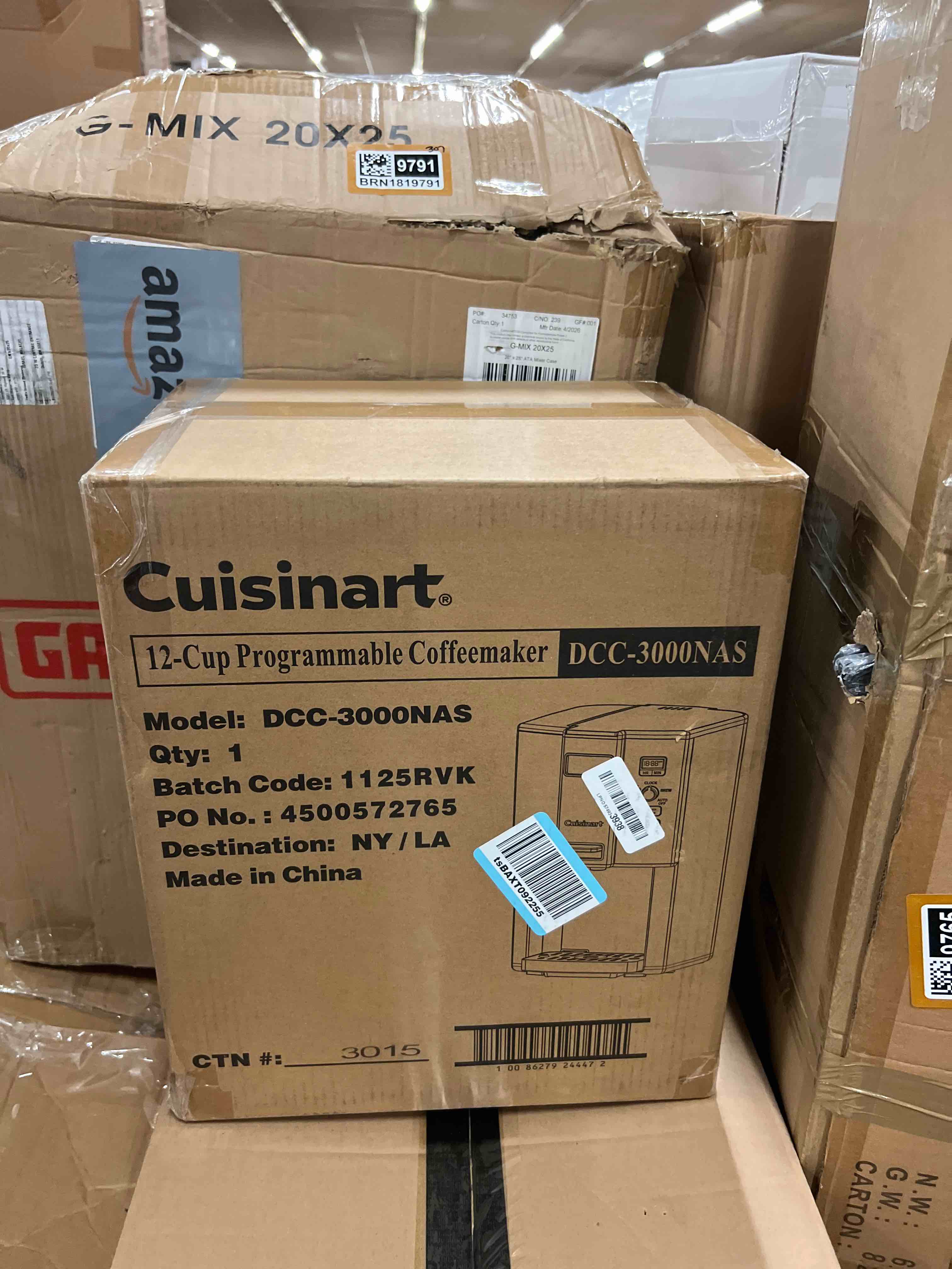 Condition photo showing New/Like New for cuisinart coffee on demand 12 cup programmable coffee maker