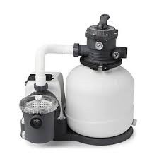intex 2,800 gph krystal clear sand filter pump for above ground pools, swimming pool pump with automatic timer - improved circulation, filtration, & clarity 2,800 gallons per hour sand filter pump