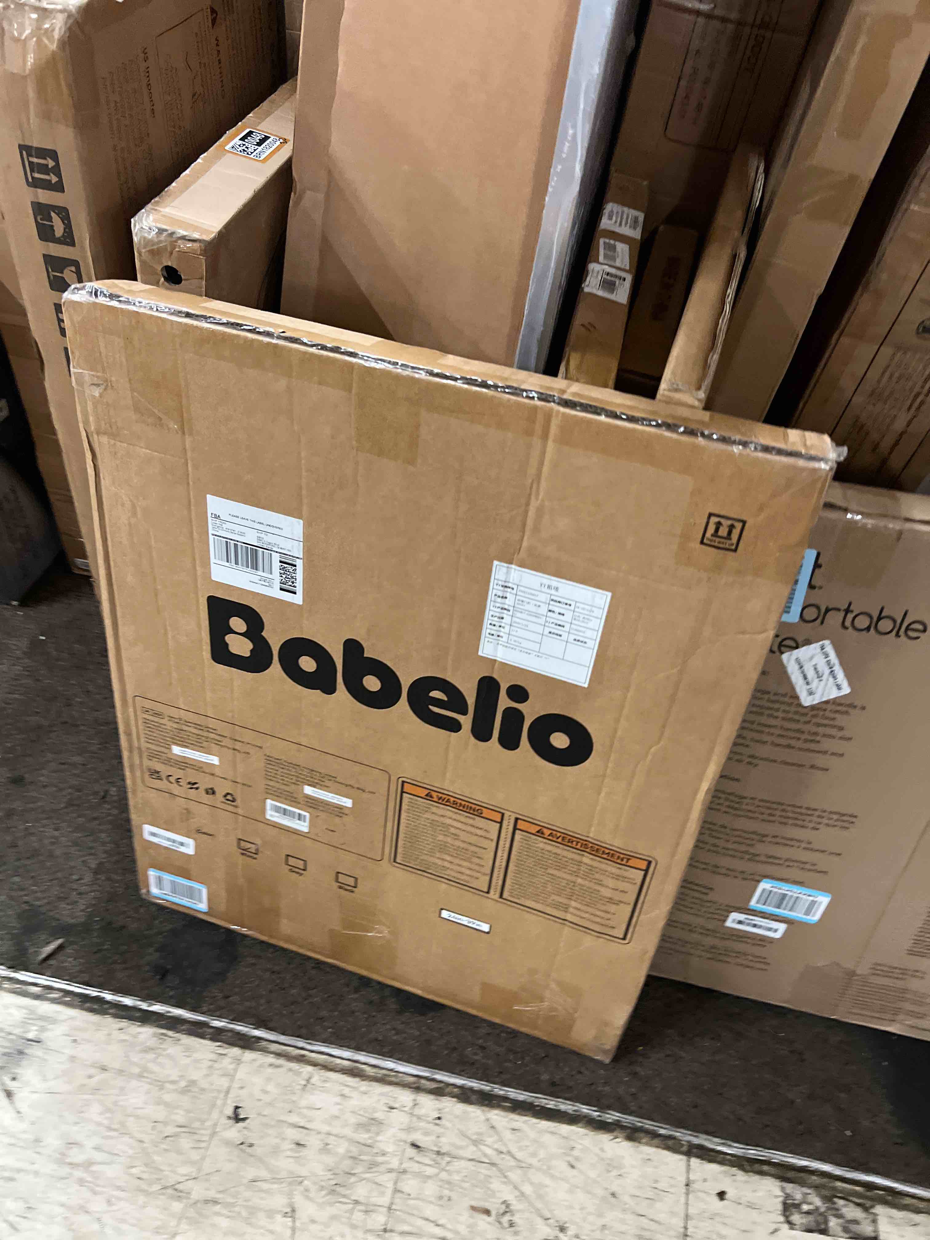 Condition photo showing New/Like New for babelio baby gate for stairs, kitchen & doorways, no bottom bar| easy installation| one-handed operation| auto-close| hardware mount (drill needed) safety dog gate (white - b17, 24-39" w, 28" h) *white 28" h, 24-39" w-compact
