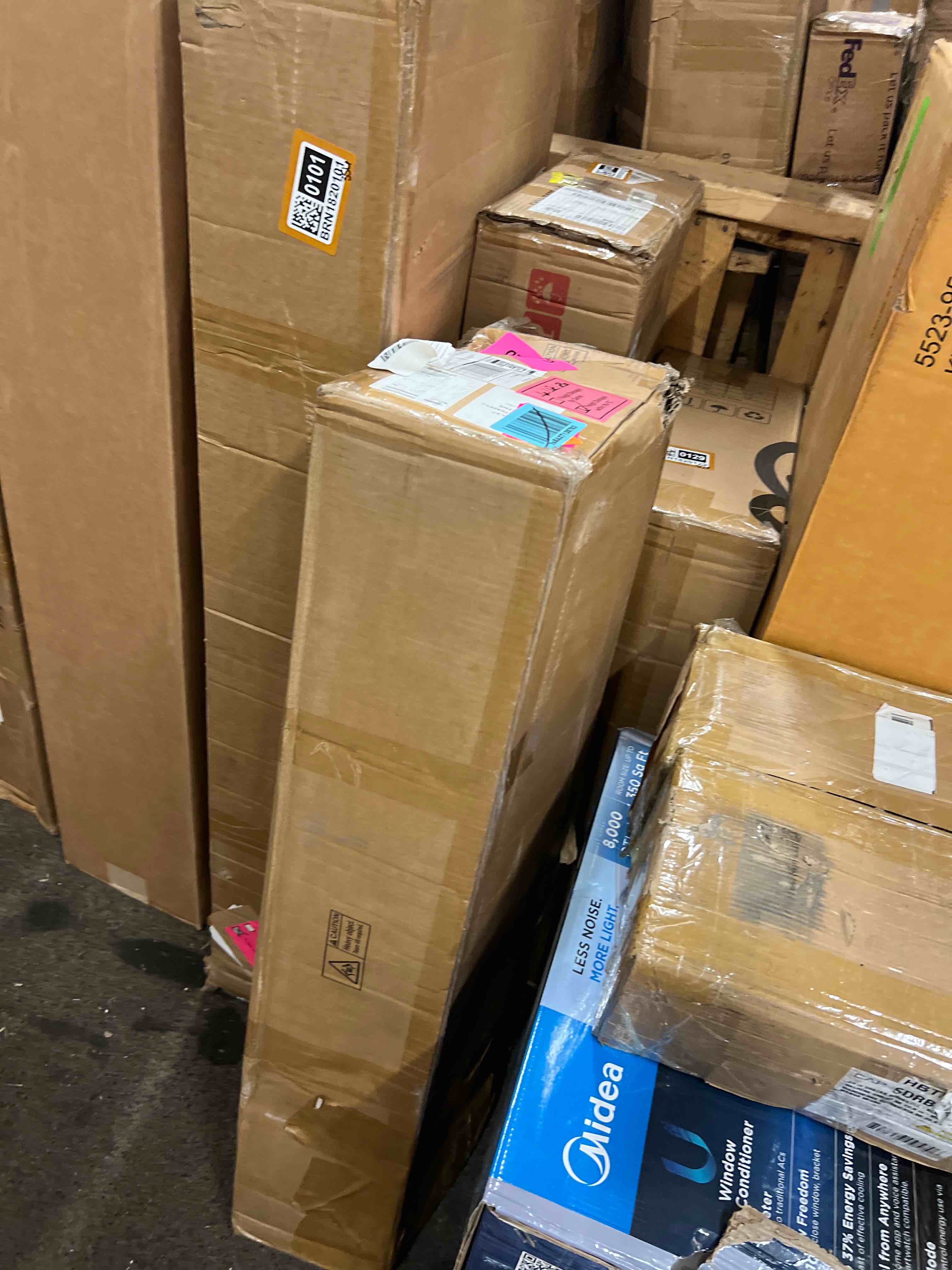 Condition photo showing New/Like New for folding chair rack, folding chair cart w/ 360° swivel wheels | heavy-duty 1000 lbs capacity holds 12 tables or 84 chairs, 72"l x 33"w x 74"h