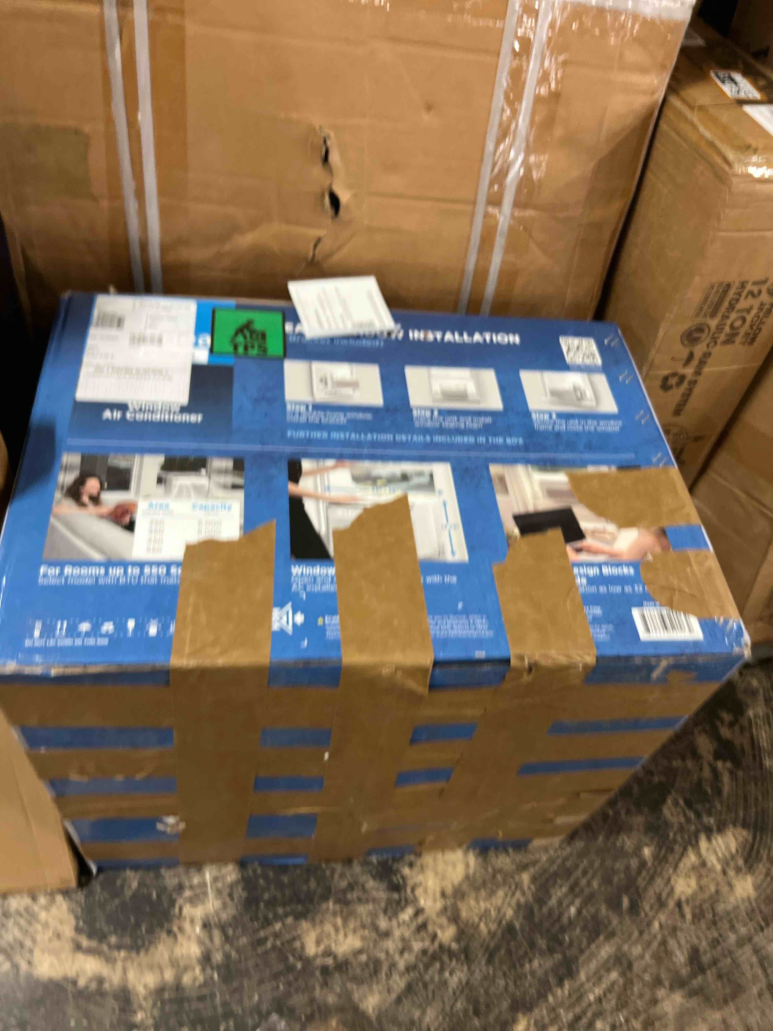 Condition photo showing New/Like New for midea 12,000 btu u shaped smart inverter window air conditioner - cools 550 sq ft, ultra quiet with open window operation - alexa/google assistant compatible, 37% energy savings, remote (2026 edition)