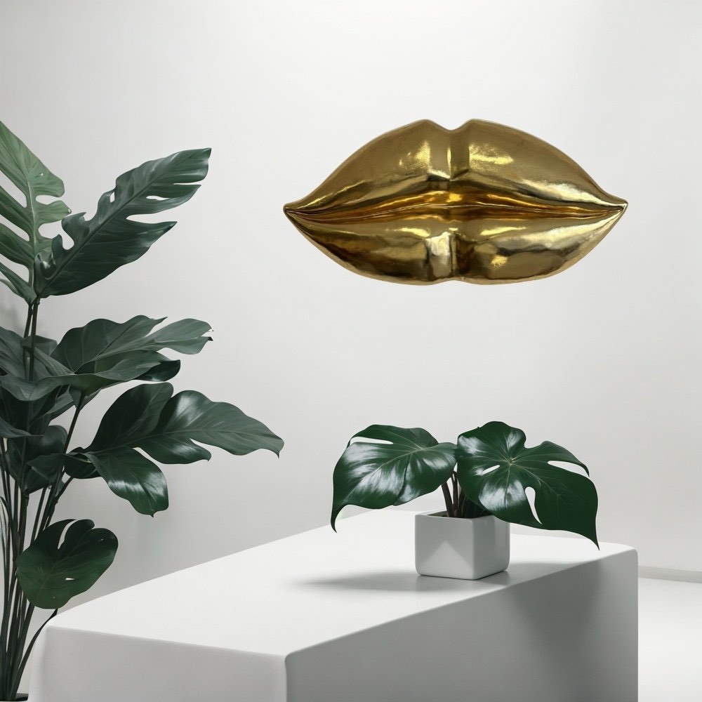 " Polyresin Lip Sculpture " by Ansel Adams 