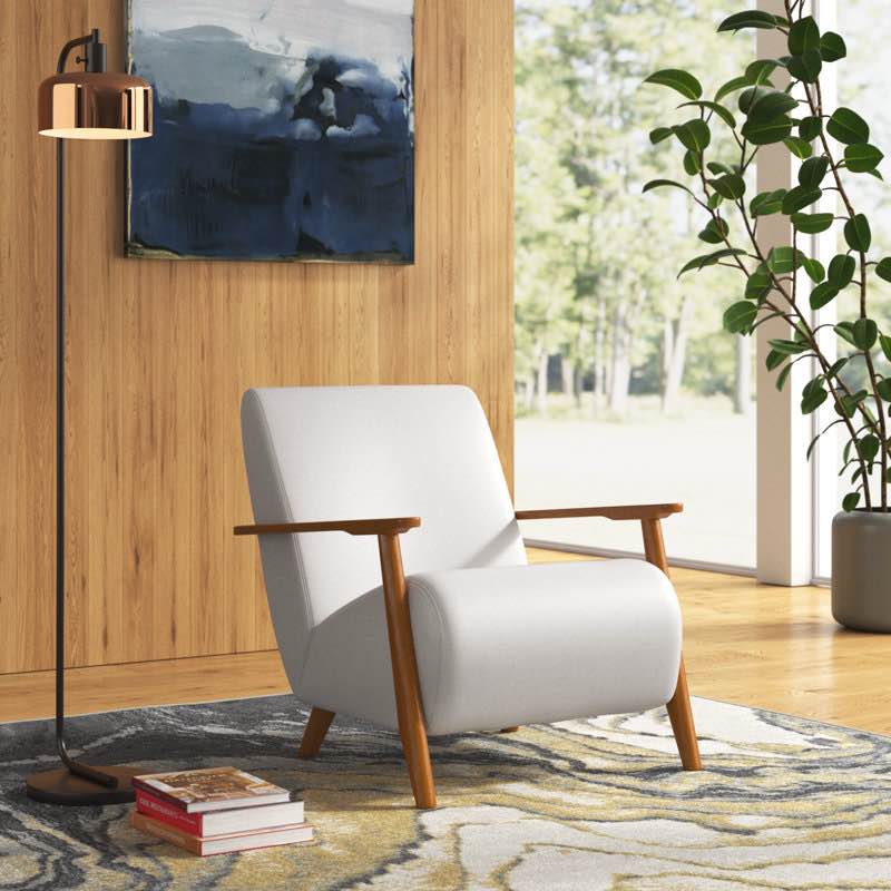 andablo wood frame armchair