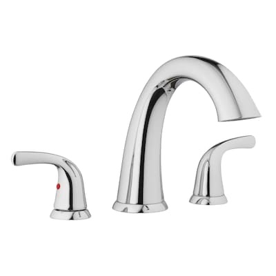 Project Source Chrome 2-handle Deck-mount Roman High-arc Bathtub Faucet