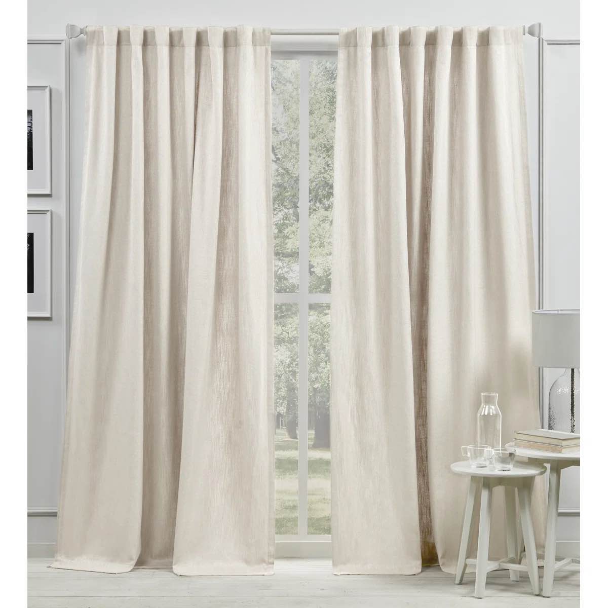Lauren Ralph Lauren Vienna Light Filtering with Lining Back Tab/Rod Pocket Curtain Panel By Lauren Ralph Lauren