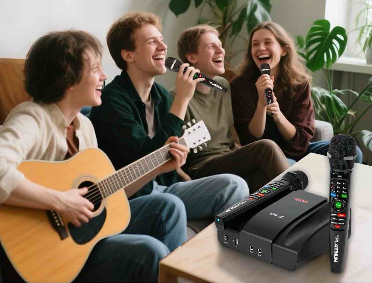 The Platinum Cello2 Karaoke Machine Adutls with 2 Wireless Microphones, Over 23K Songs: 7K Filipino Tagalog Songs+4K Hindi Songs+12k English Songs, Digital Video, Song Recording and App Support