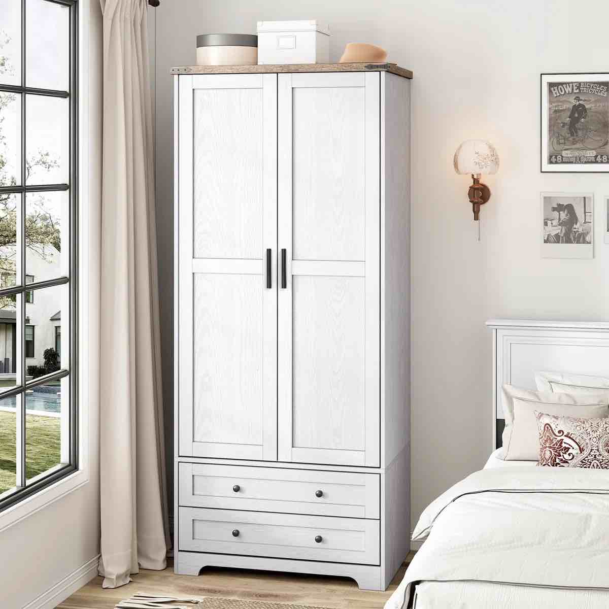 American Country Vintage Armoire 