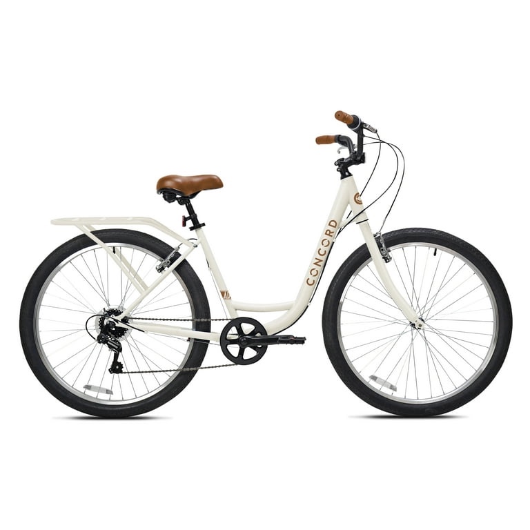 27.5" Concord Laguna Comfort Bicycle, 27.5" Wheels, Fits Adult Riders 5'4"-6'2", Unisex, Cream