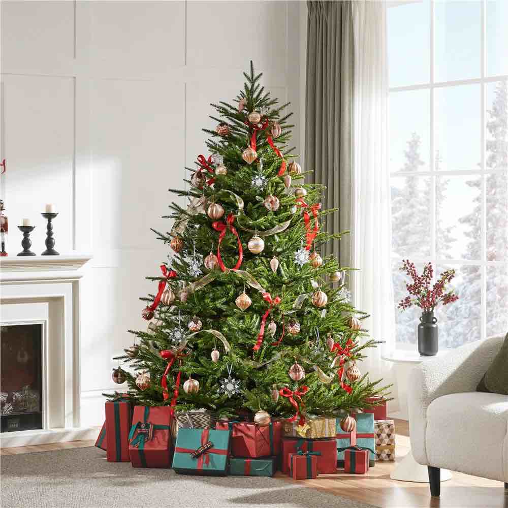 Pre-Lit artificial Christmas tree Wayfair