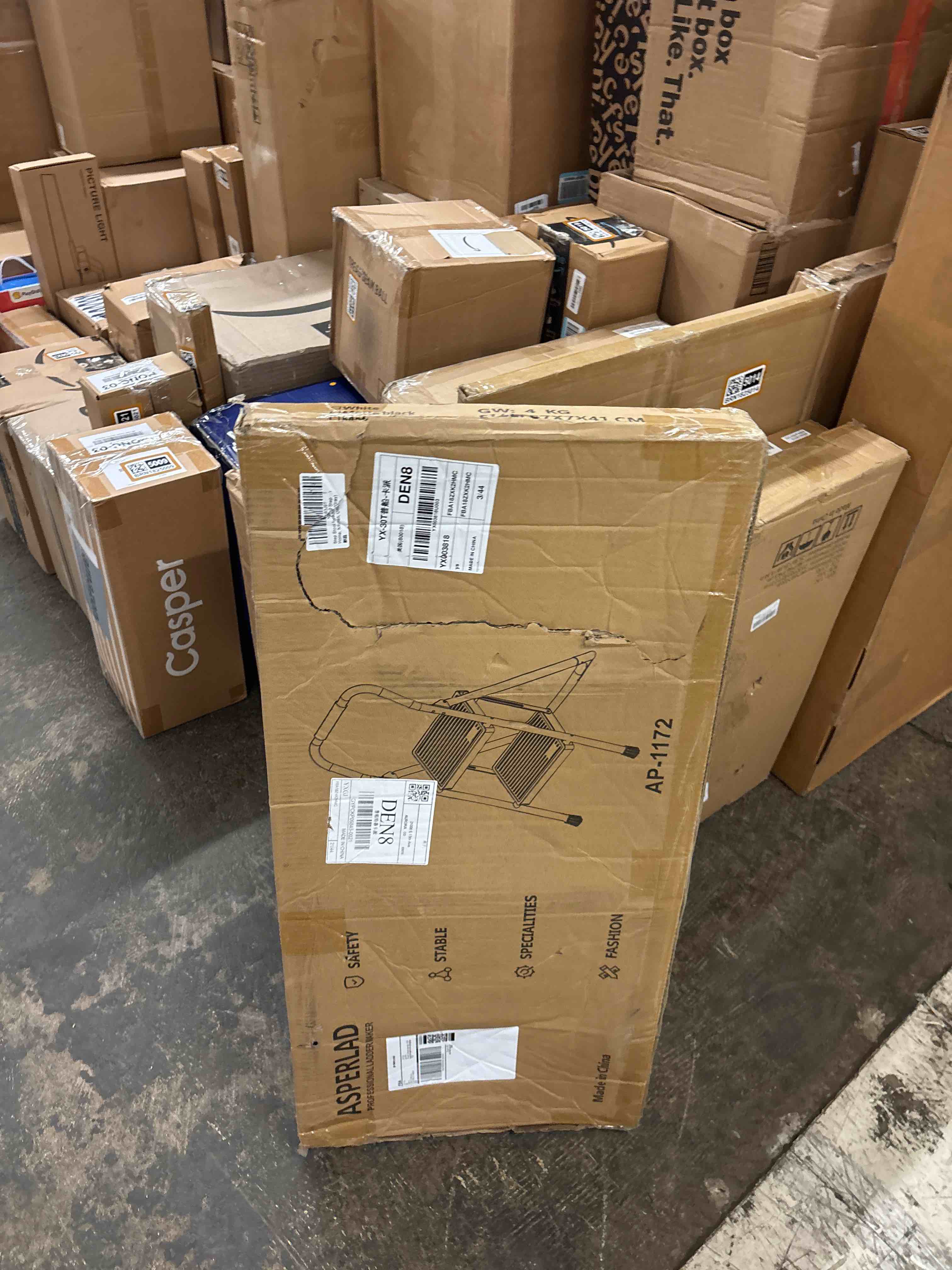 Condition photo showing New/Like New for Step Stool for Adults,2 Step Ladder Folding 330lbs Anti Slip Step Stool,Foldable Ergonomic 2 Steel Stool with Wide Pedal for Home, Kitchen, Office (Gray)