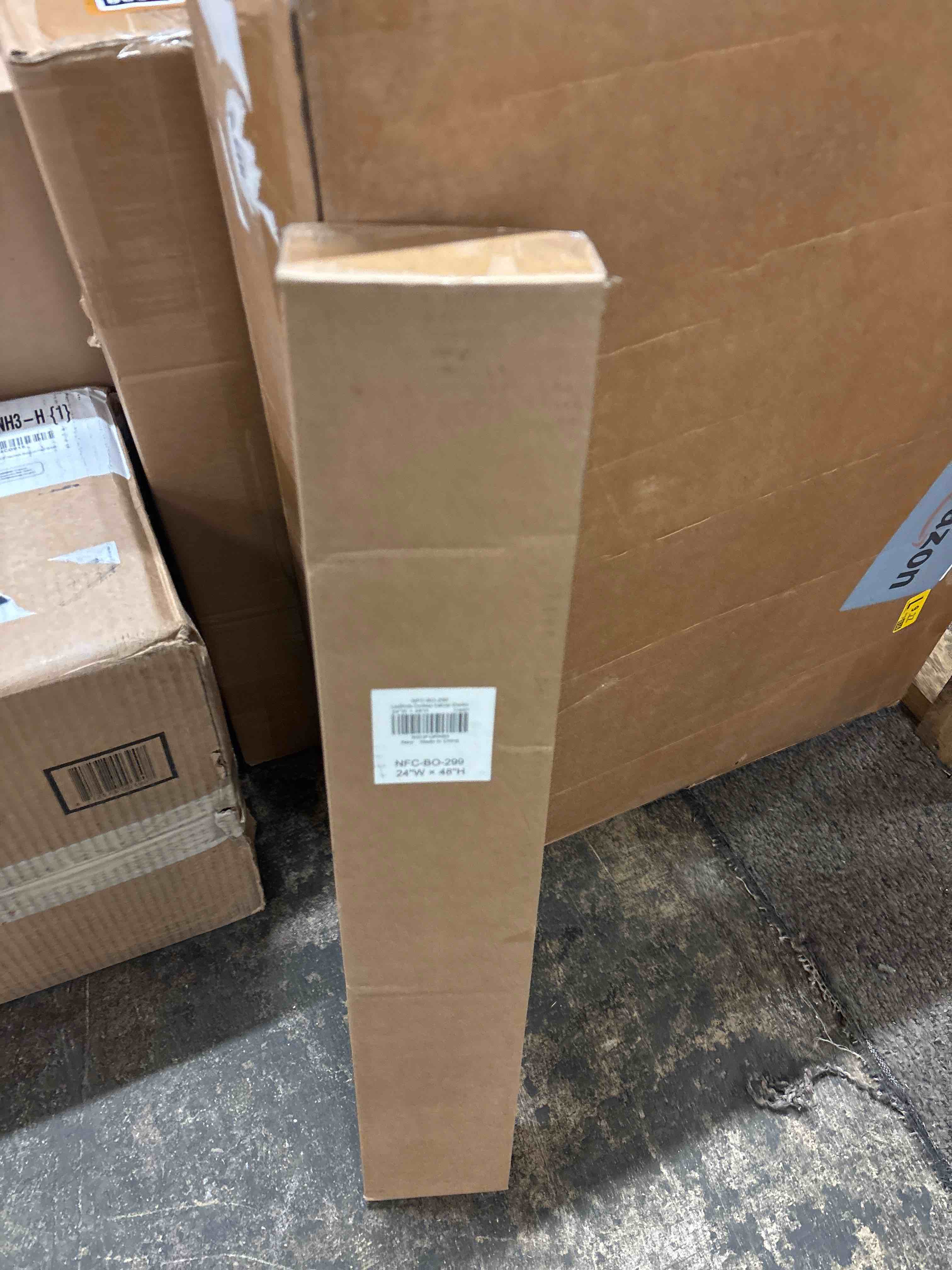 Condition photo showing New/Like New for LazBlinds Cordless Cellular Shades, No Tools No Drill Blackout Honeycomb Shades Pleated Blinds for Windows, 24'' W x 48'' H, Soft Cream Blackout-soft Cream 24'' W x 48'' H