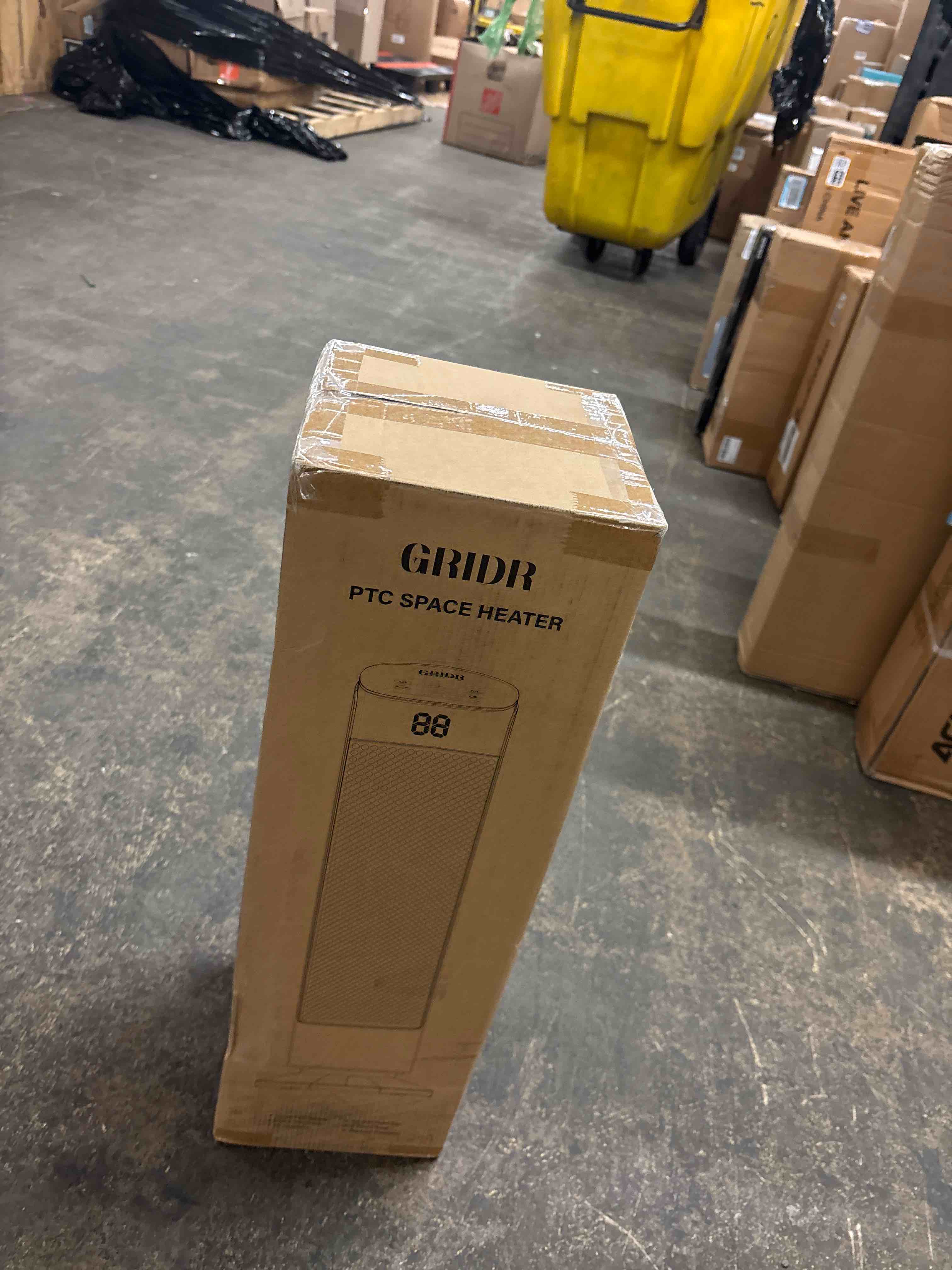 Condition photo showing New/Like New for 1500W Space Heater, 24" Portable Electric Heaters for Indoor Use with Thermostat and Remote, 3 Modes, 35dB Quiet, 12H Timer, PTC Ceramic Fast Safty Heater for Office Bedroom Large Room Home Black