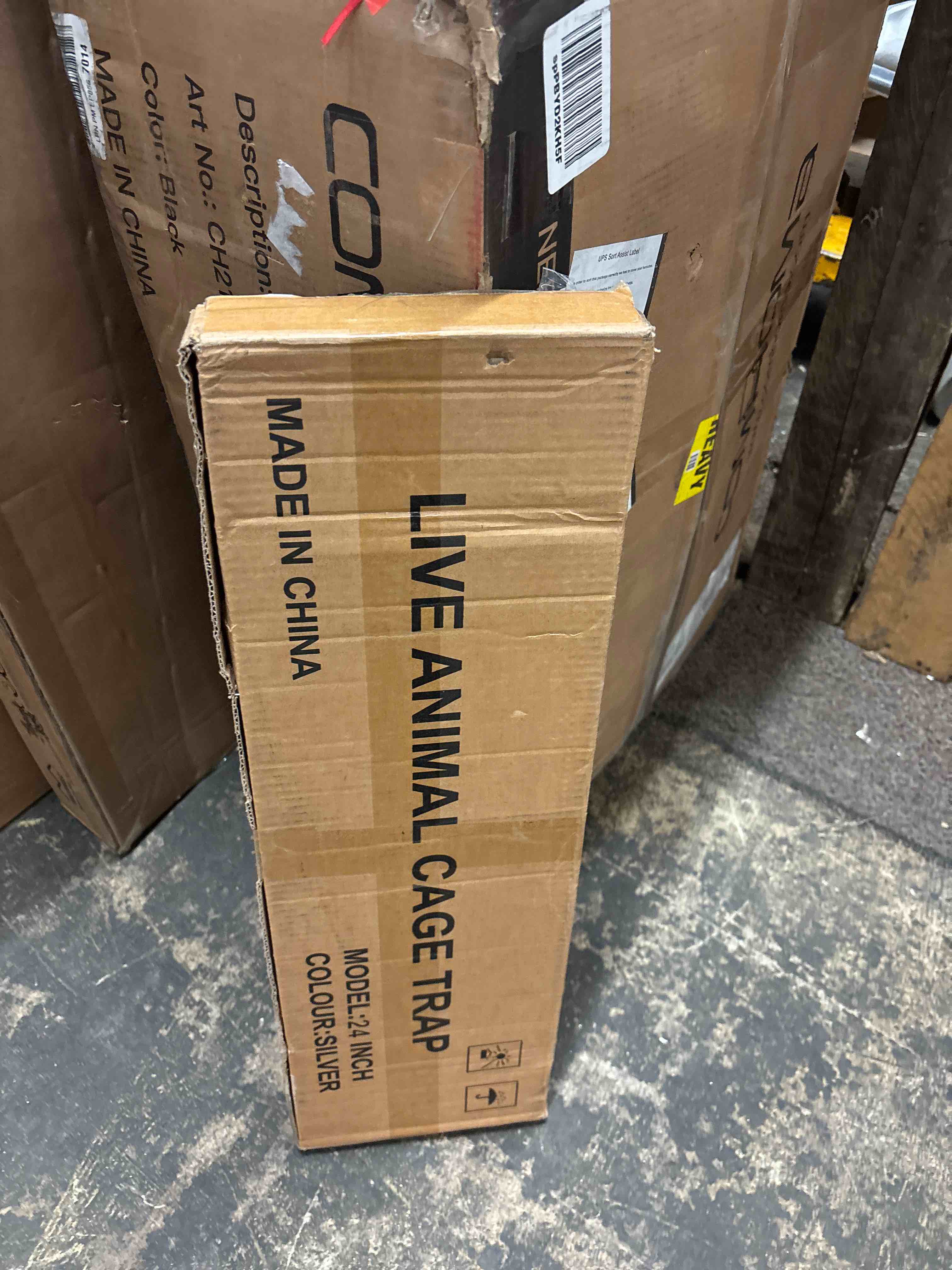 Condition photo showing New/Like New for Animal Traps,Live Animal Trap for Cats,Rabbits, Squirrels,cat Trap for Stray Cats, Live Traps for Raccoons, Steel Foldable with Pedal Triggers (24 x 7 x 8 inches)
