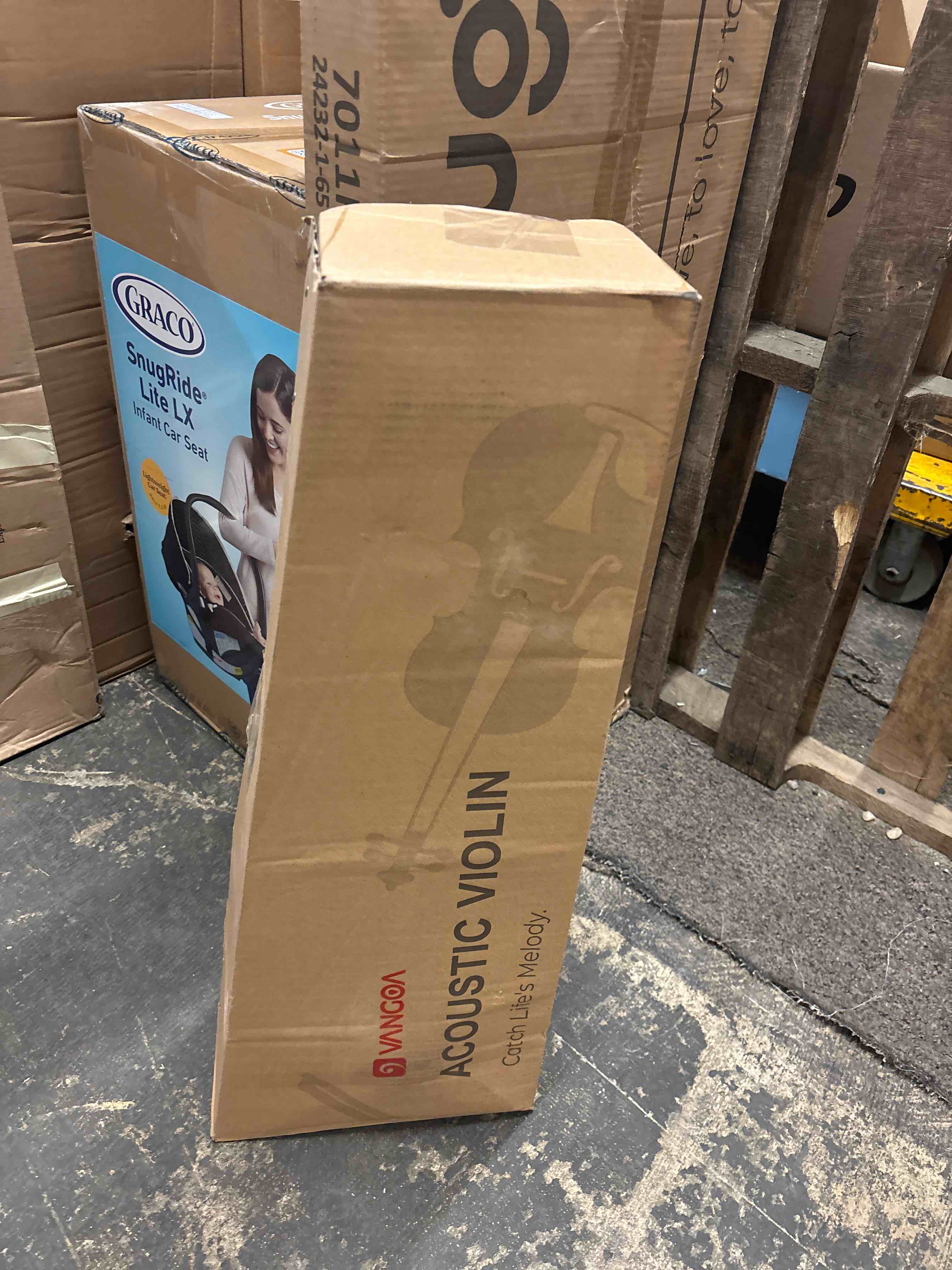 Condition photo showing New/Like New for Vangoa Violin 1/2 Size for Beginners Full Set, Spruce Childrens Fiddle Half Size Bundle Medium Acoustic Violins Starter Kit Package w/Side Solidwood, Hard Case for School Students Ages 6-9 1/2 Gradient Red & Solid Wood Sides