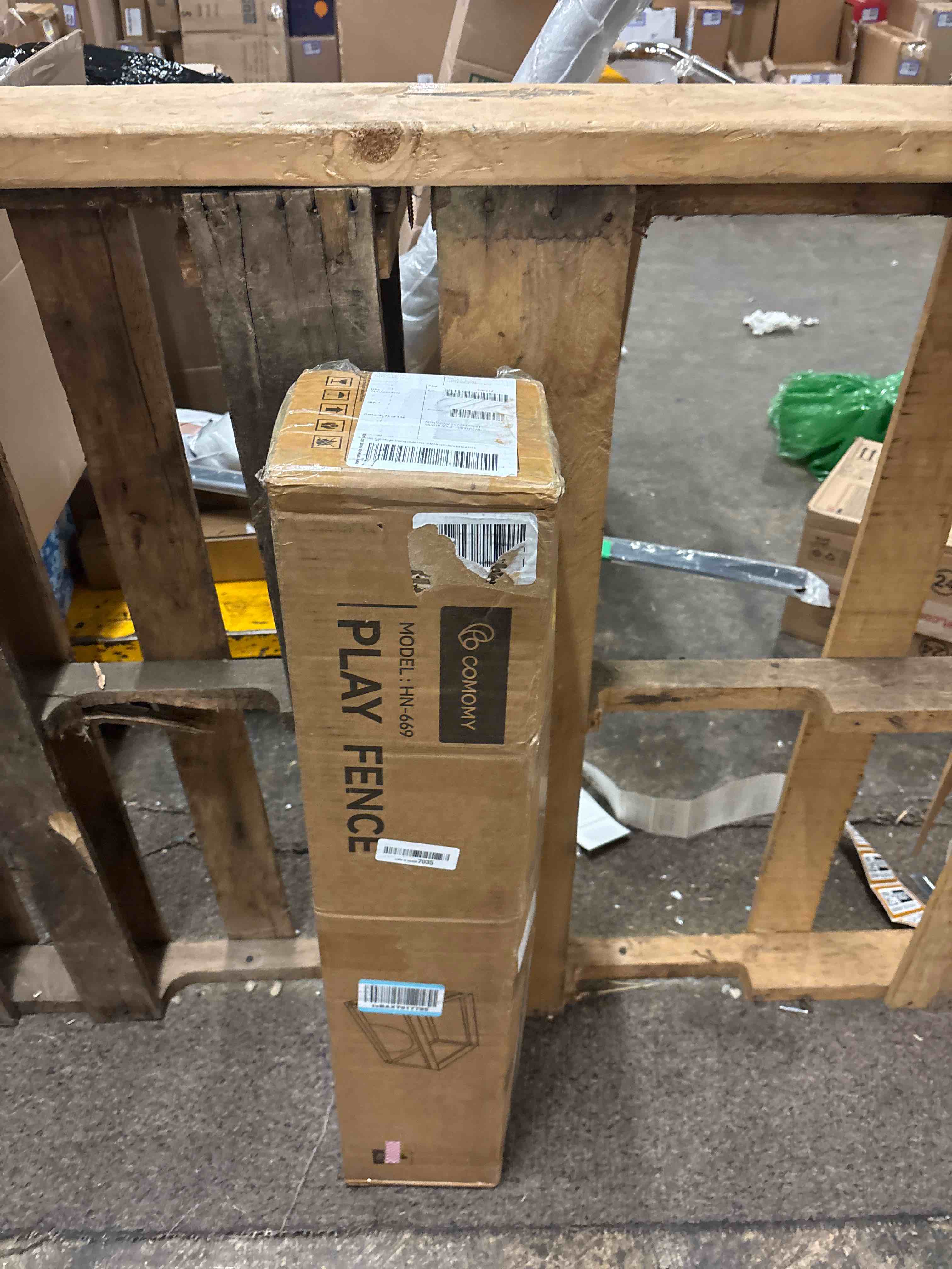 Condition photo showing New/Like New for COMOMY Playpens for Babies and Toddlers, 79"x79" Baby Playard Extra Large, Safe and Non-Slip Baby Fence, Full Mesh Design, Indoor & Outdoor Kids Activity Center, Baby Play Pens (Dark Green)