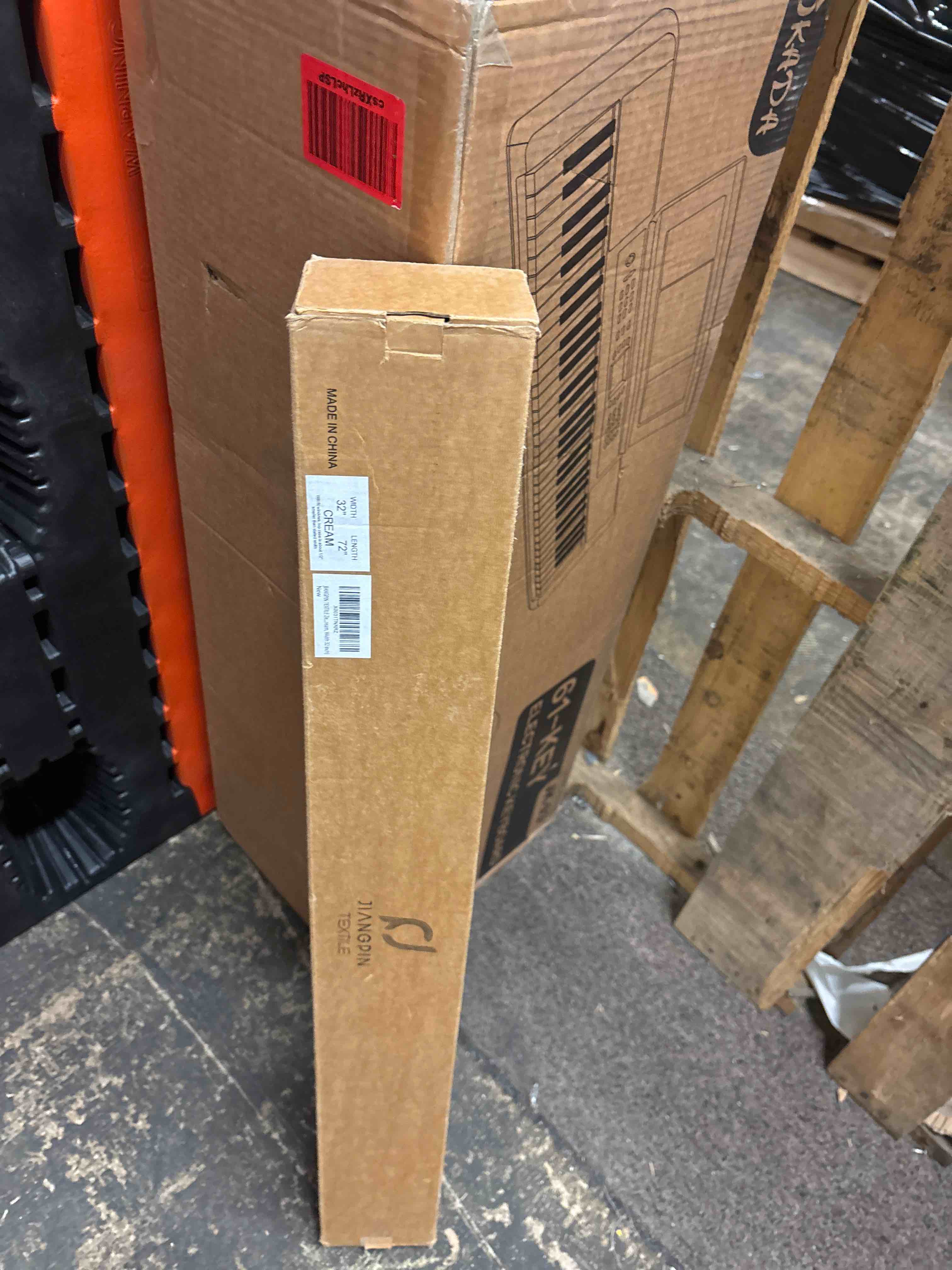 Condition photo showing New/Like New for Zebra Blinds for Windows, Free-Stop Zebra Shades, Dual Layer Light Filtering Sheer Blinds for Indoor Windows, Roller Window Shades for Privacy (32" W X 72" H, Cream) 32"W x 72"H Cream