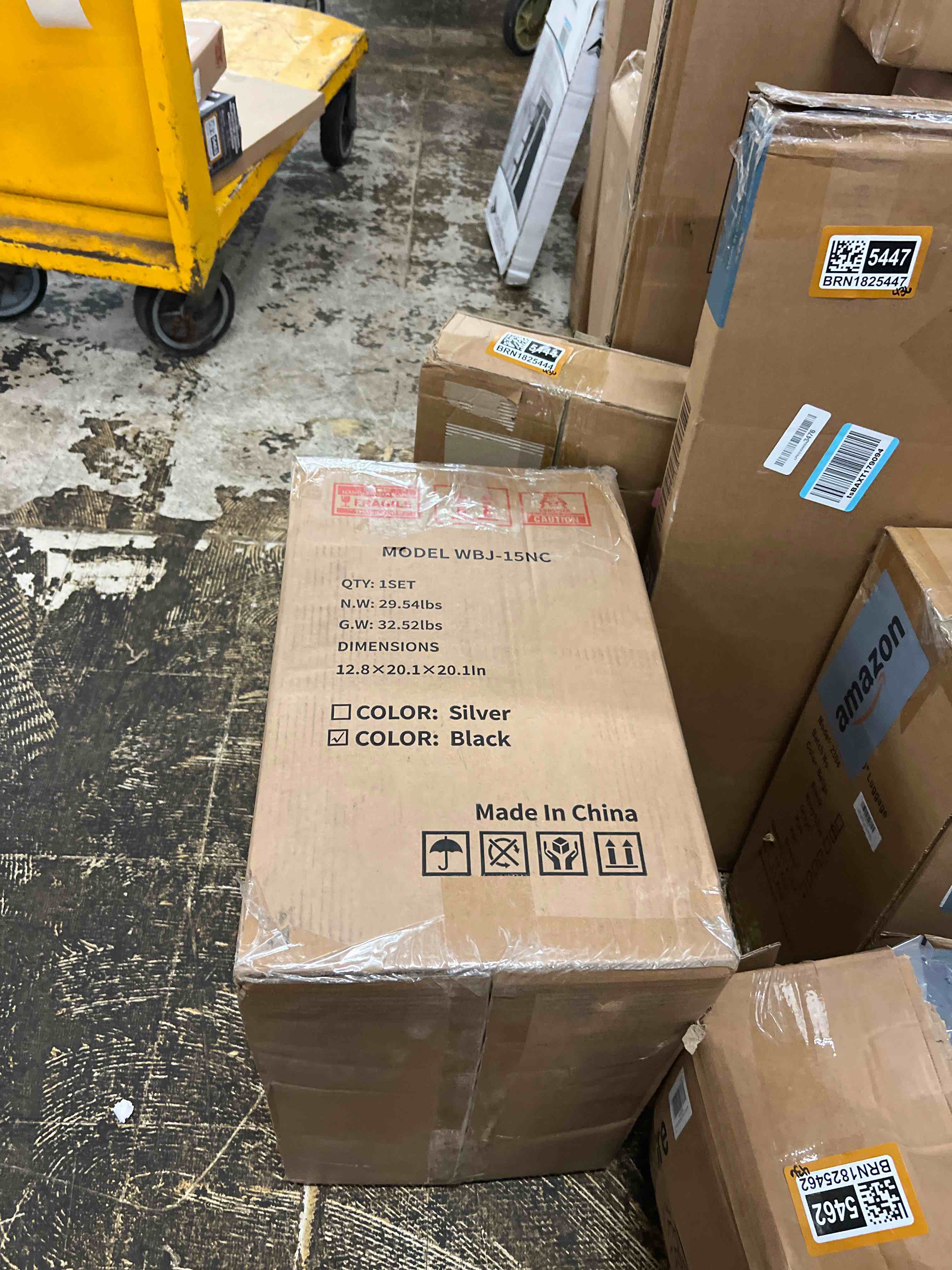 Condition photo showing New/Like New for Aeitto Nugget Ice Maker Countertop, 55lbs/24H Ice Machine with 3.6L Water Tank&3.2Lbs Ice Basket, Self-Cleaning Pebble Ice Maker with Stainless Steel Housing for Home Office and Party, Black