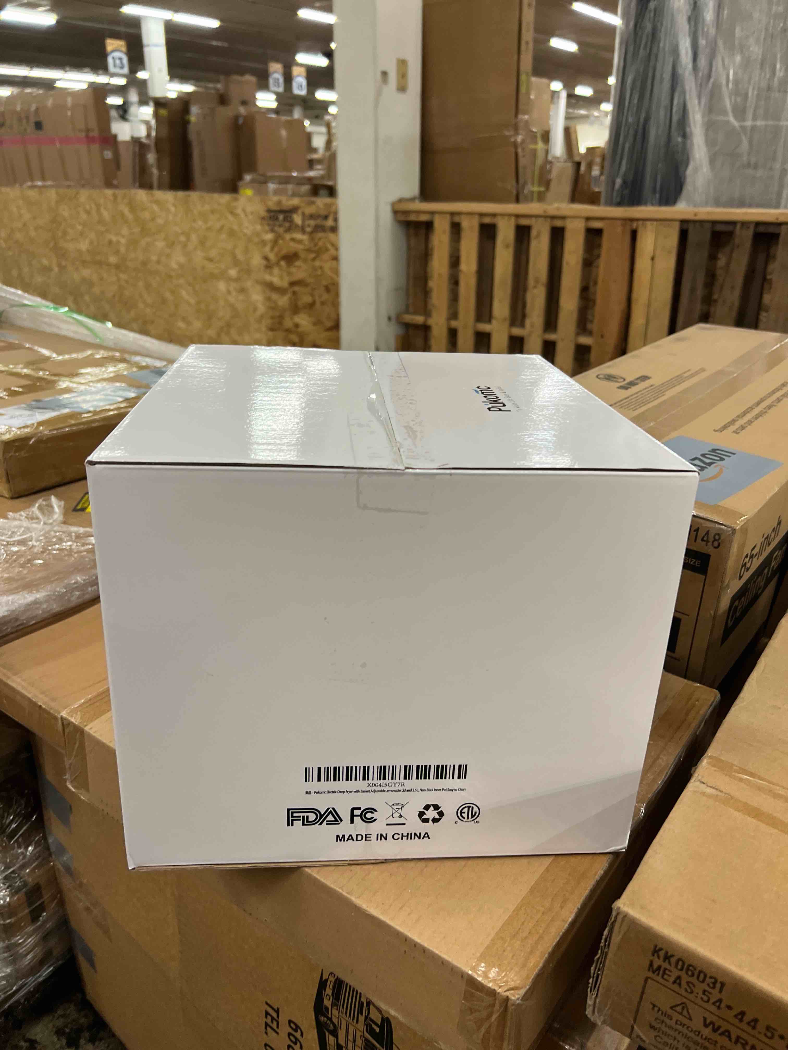 Condition photo showing New/Like New for Pukomc 2.5L Electric Deep Fryer,Adjustable Temperature fryer pot with basket for Home Use,Removable Lid and Non-Stick Inner Pot Easy to Clean 2.5 Liters