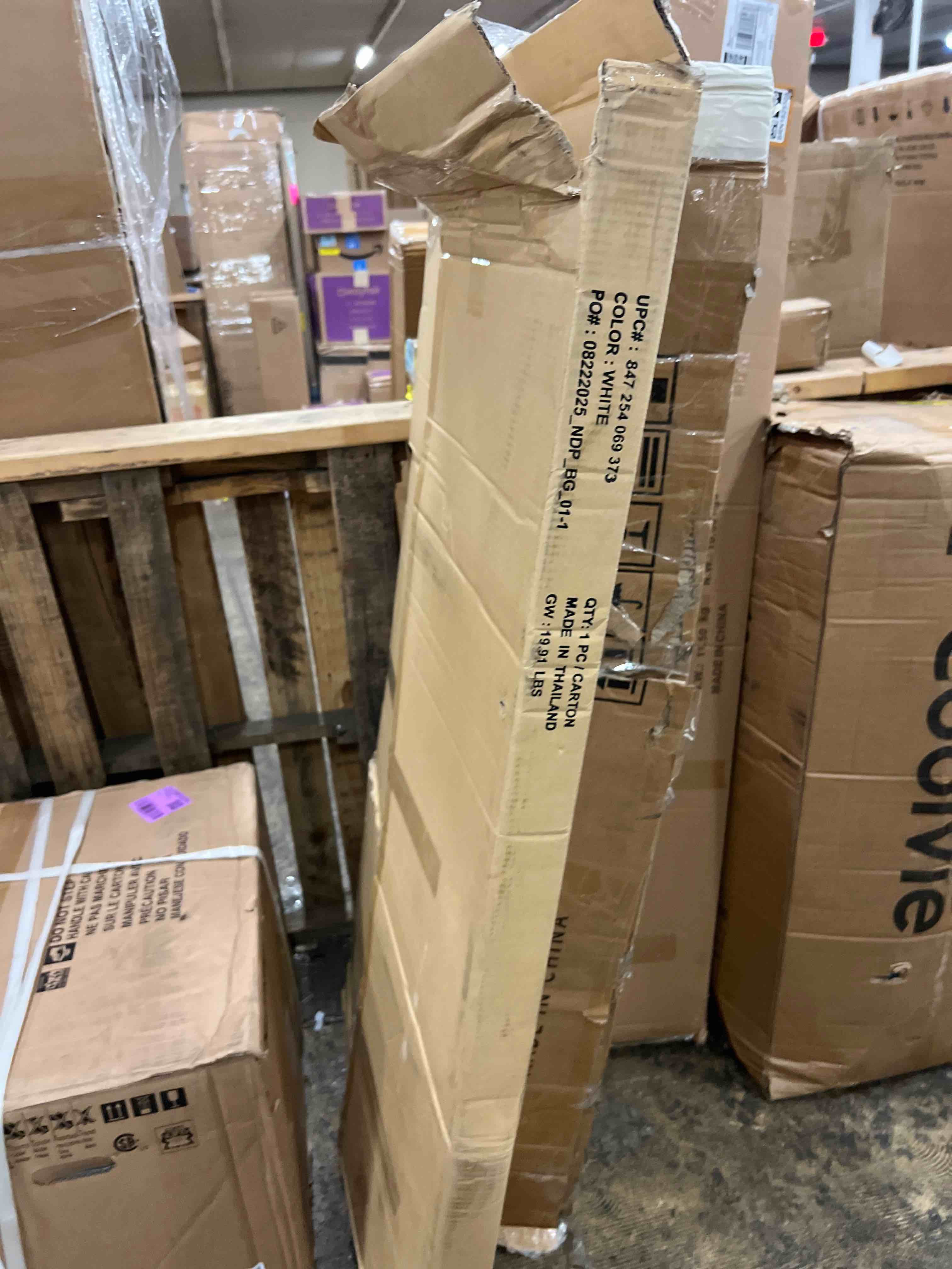 Condition photo showing New/Like New for Flash Furniture Elon 2.6-Foot Round Granite White Plastic Bar Height Folding Table, Set of 1