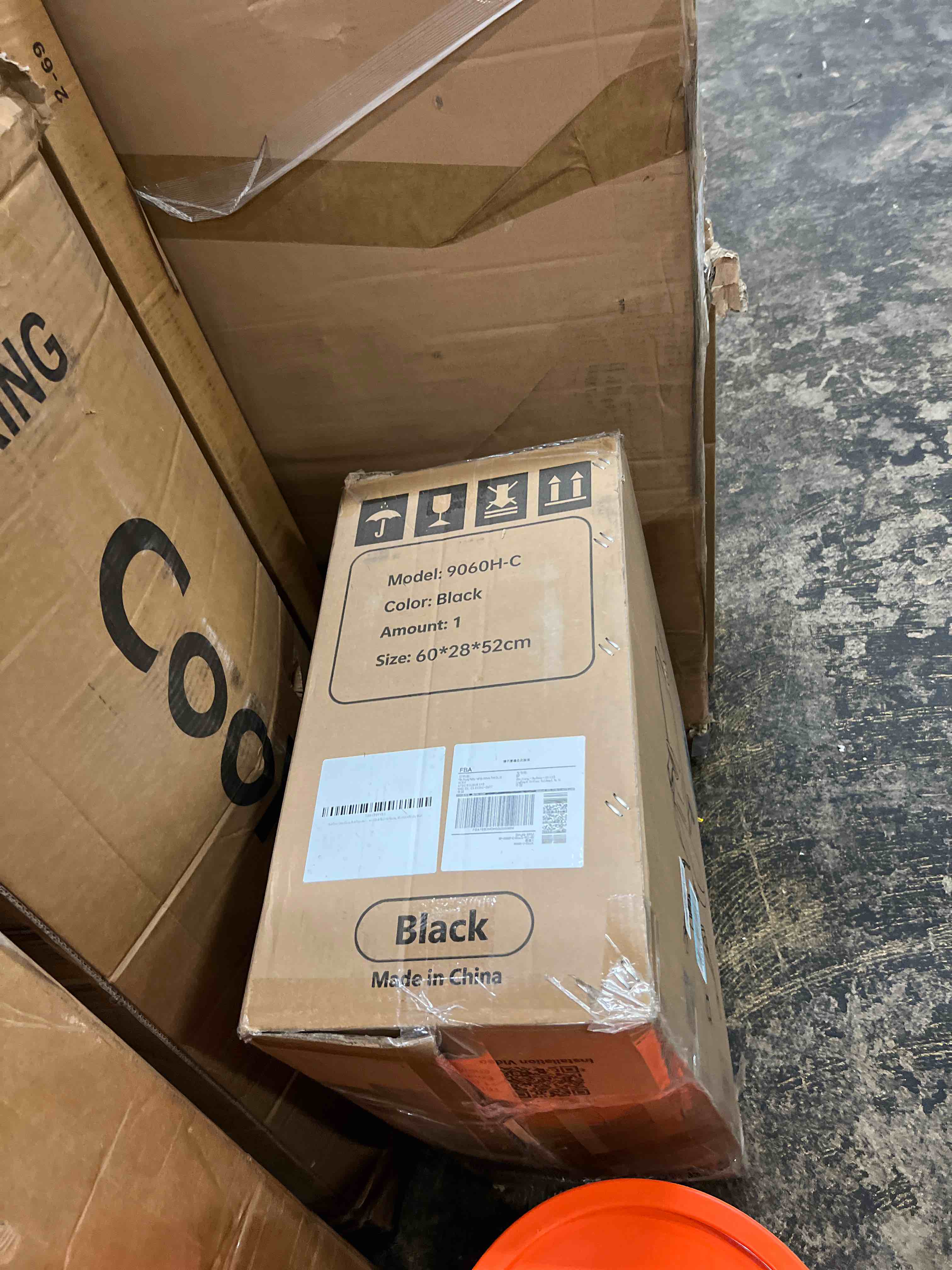 Condition photo showing New/Like New for Ergonomic Office Desk Chair Comfy, High Back Mesh Office Desk Chairs with Adjustable Lumbar Support, Headrest, Flip-up Armrests, Home Computer Chair for Gaming, Work, Black Black 9060H-C