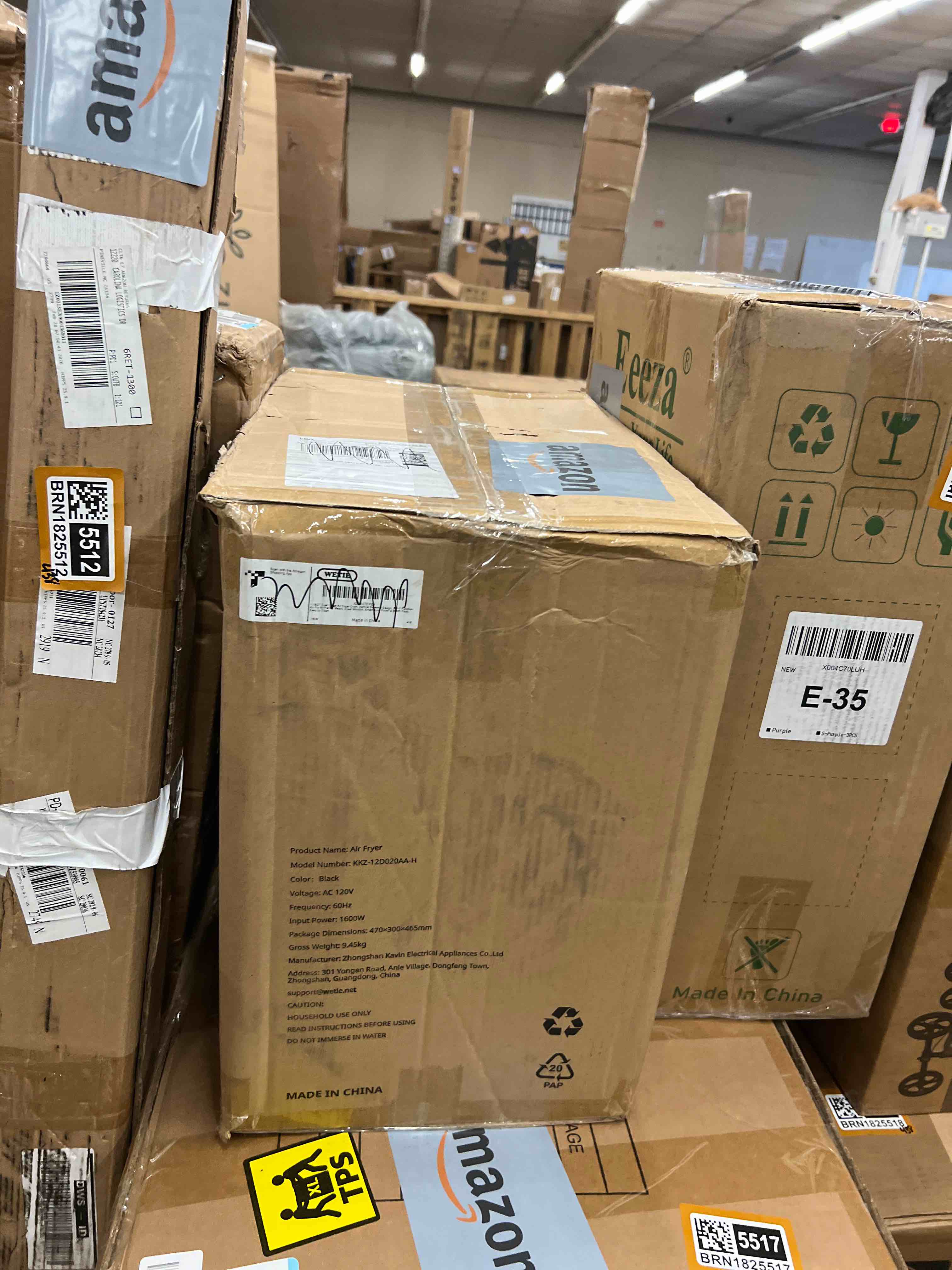 Condition photo showing New/Like New for 11.6QT Dual Basket Air Fryer Oven, Vertical 2-Basket Design, 6-in-1 Presets Function with Digital Touchscreen, Sync & Match, Easy to Clean, Dishwasher Safe, Family Meals