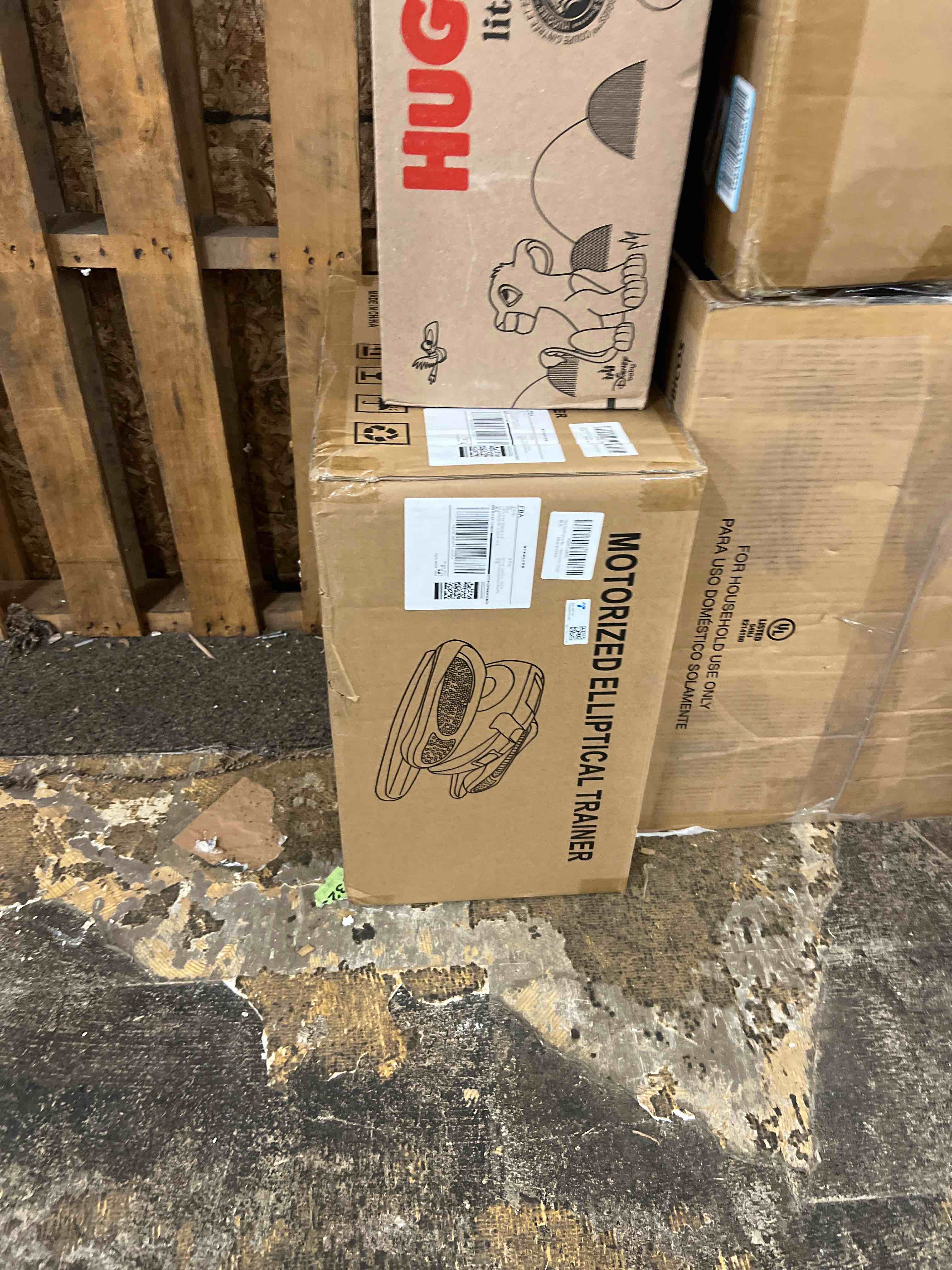 Condition photo showing New/Like New for Under Desk Elliptical Machine, Electric Elliptical Leg Exerciser for Seniors with 12 Adjustable, Portable Quiet Elliptical Exercise Machine, Seated Pedal Exerciser with Remote Control