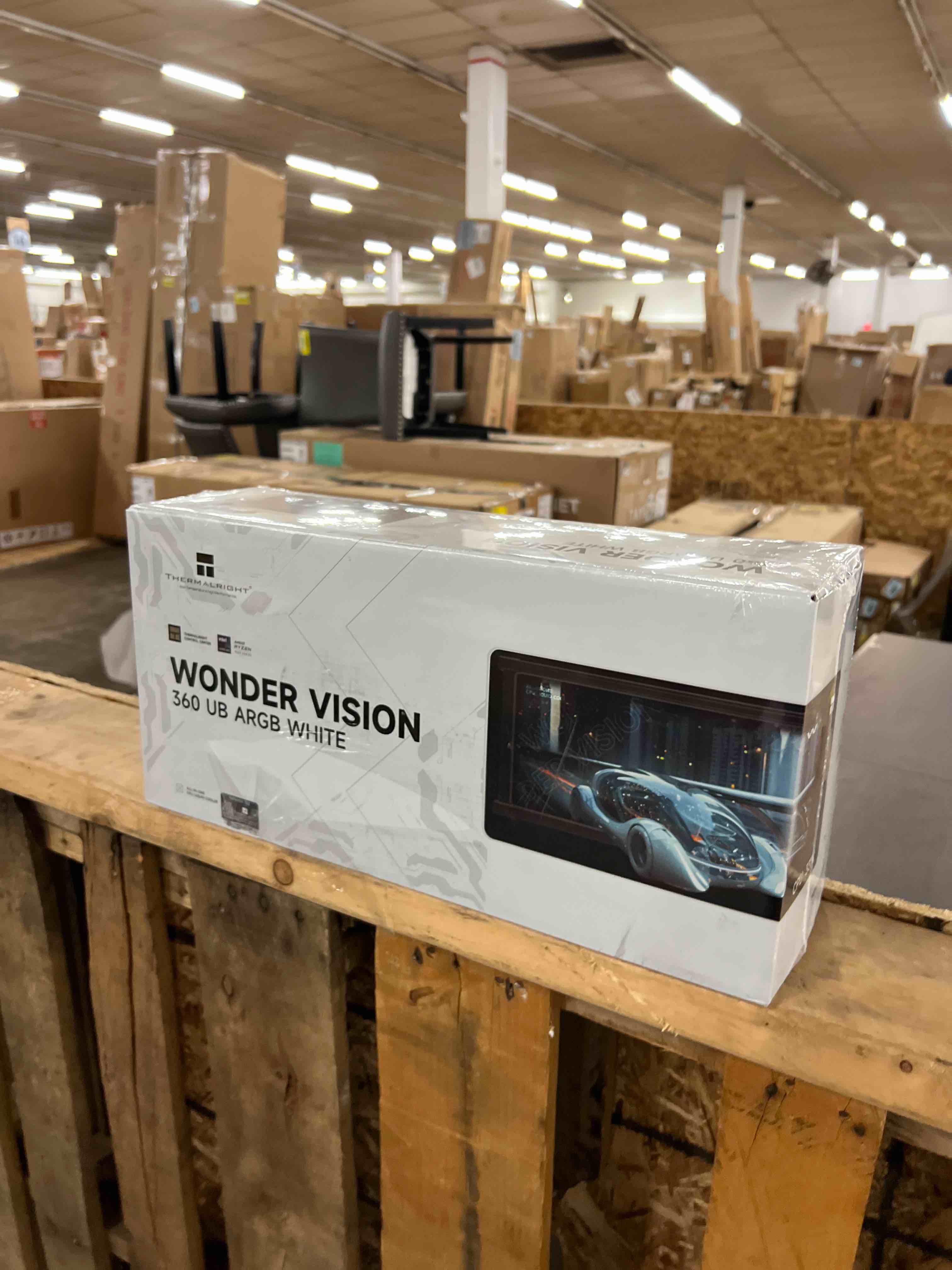 Condition photo showing New/Like New for Thermalright Wonder Vision 360 UB ARGB CPU AIO Cooler,360mm Radiator, 2K 60HZ Curved Screen with 2400x1080 Resolution,for AM4/AM5,Intel LGA1851/1700,6.67in 3D Screen High Performance Pump