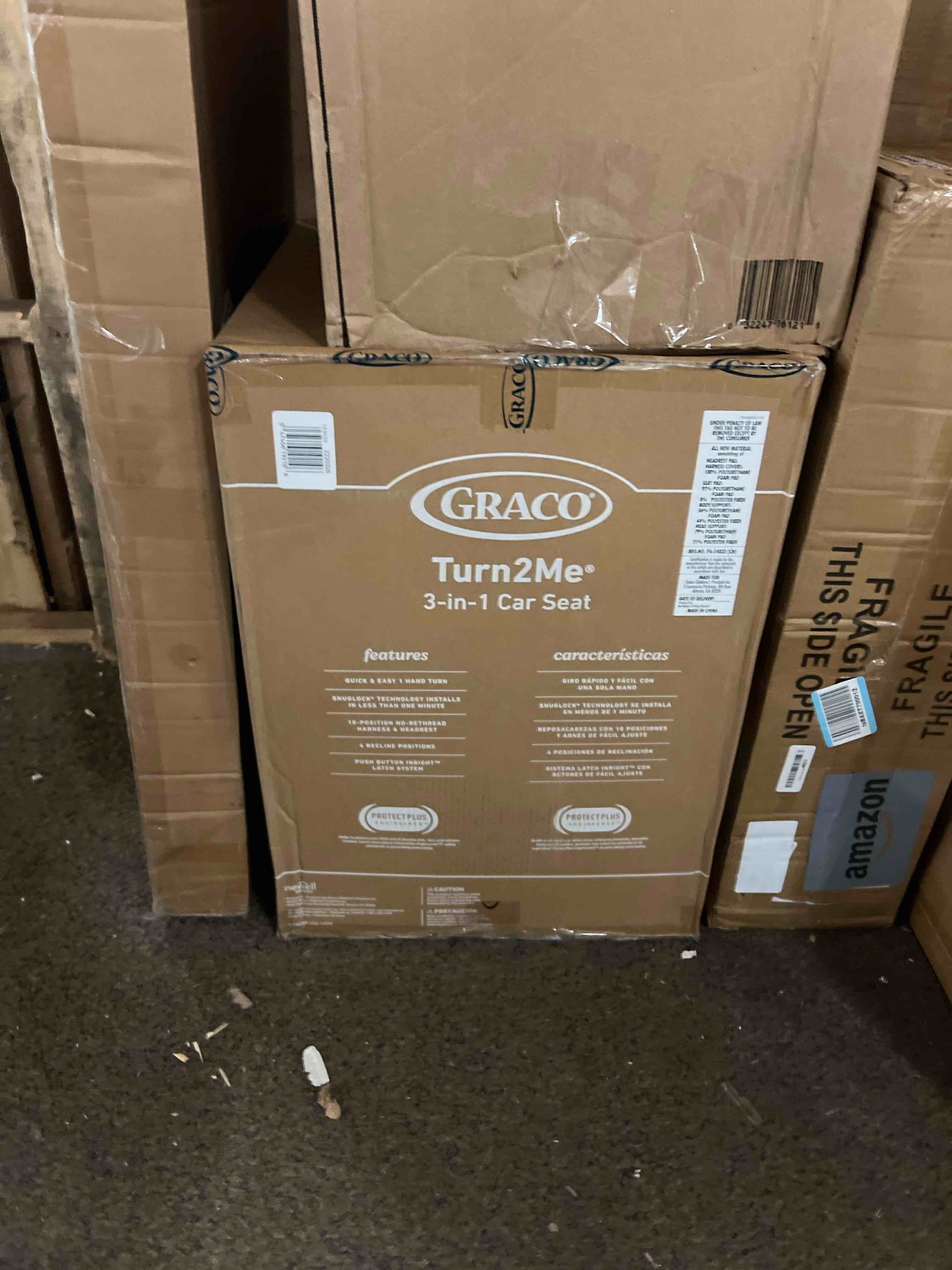 Condition photo showing New/Like New for Graco Turn2Me 3-in-1 Convertible Car Seat, Brighton, Featuring Headrest and Harness Adjust, Easy Installation and Steel Reinforced Frame Turn2Me Brighton 2.0