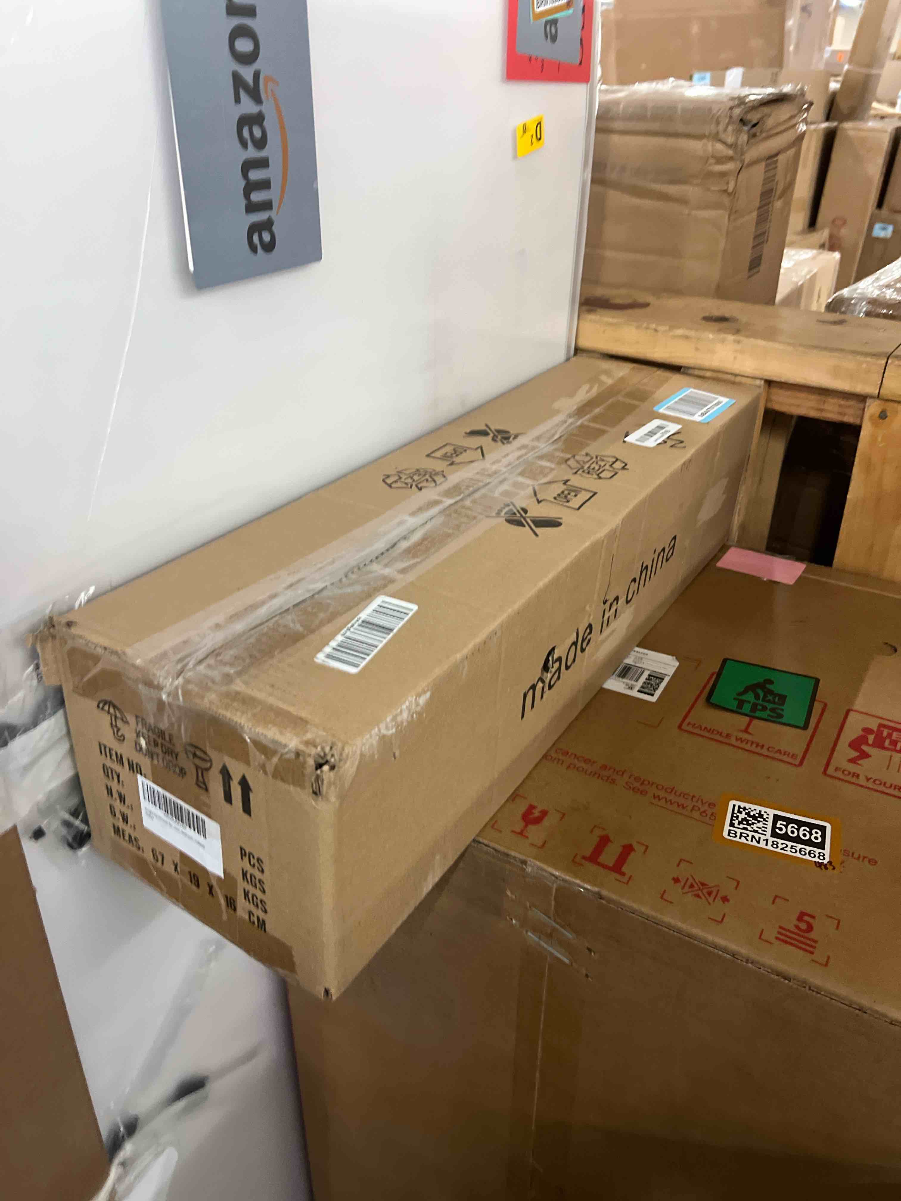 Condition photo showing New/Like New for 4-Light Farmhouse Bathroom Vanity Light Fixtures, Wood Bathroom Light Fixtures Over Mirror, Rustic Sconces Wall Lighting with Elegant Metal Lampshade for Living Room, Bedroom, Hallway Black 4 Lights