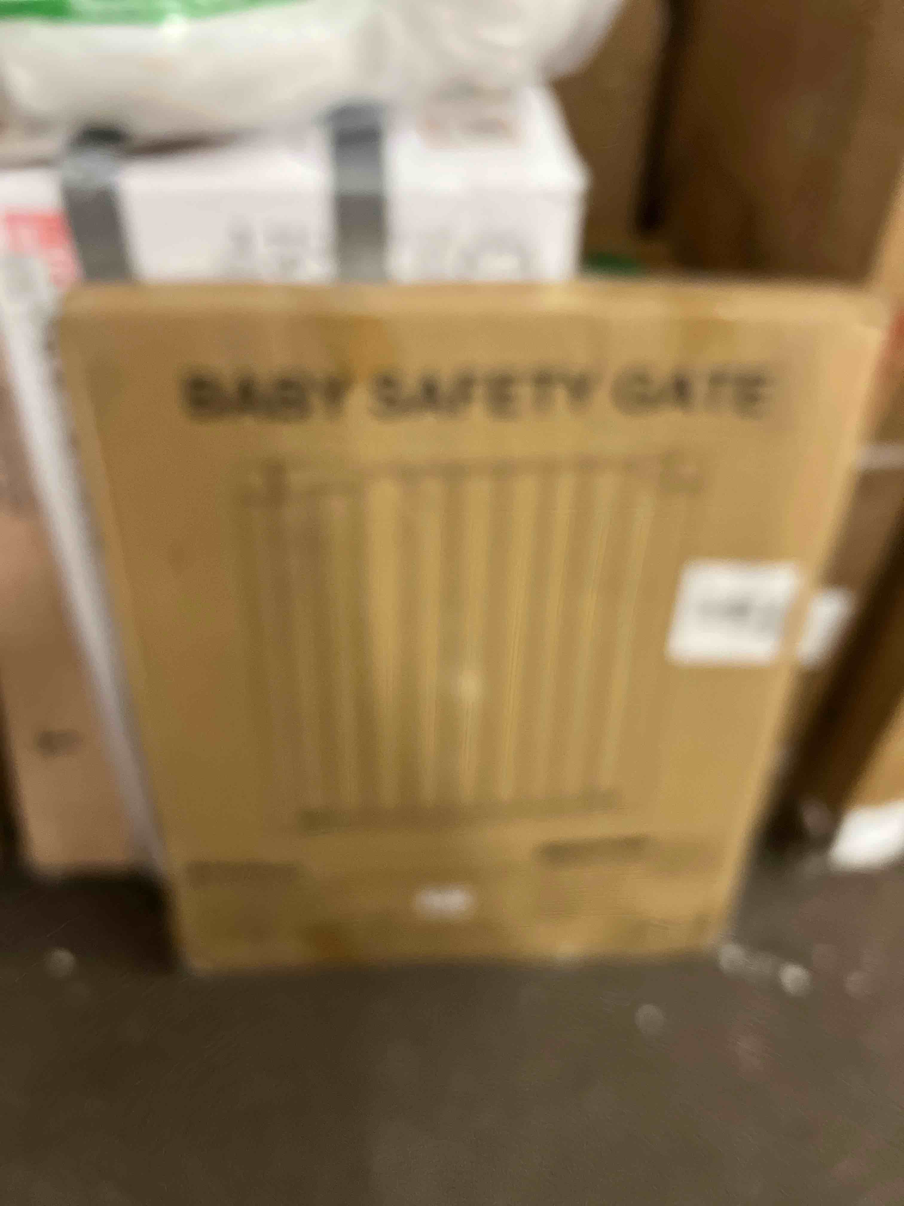 Condition photo showing New/Like New for Baby Gate with Door, 26-40" Auto Close Dog Gate Indoor for Stairs Doorways, Easy Install Pressure Mounted Pet Gate, Easy Walk Through Child Safety Gate for The House, Black