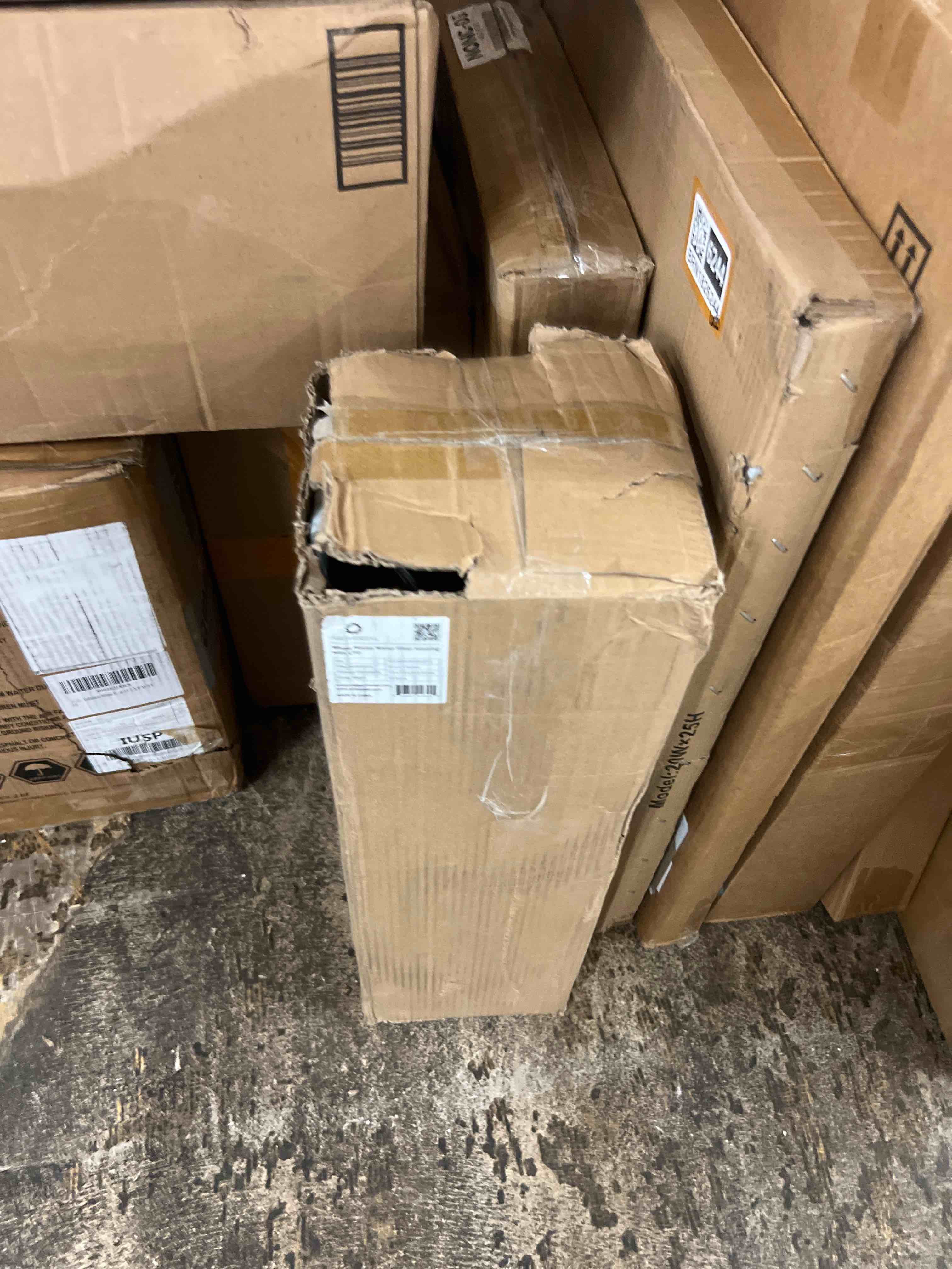 Condition photo showing New/Like New for airthereal whole house water filter housing, sediment filter for well and city water, 20"x4.5" sediment water filter cartridges with 3/4" npt port, pre-filtration system includes 1-pack cto filter 3/4" npt port housing + cto filter